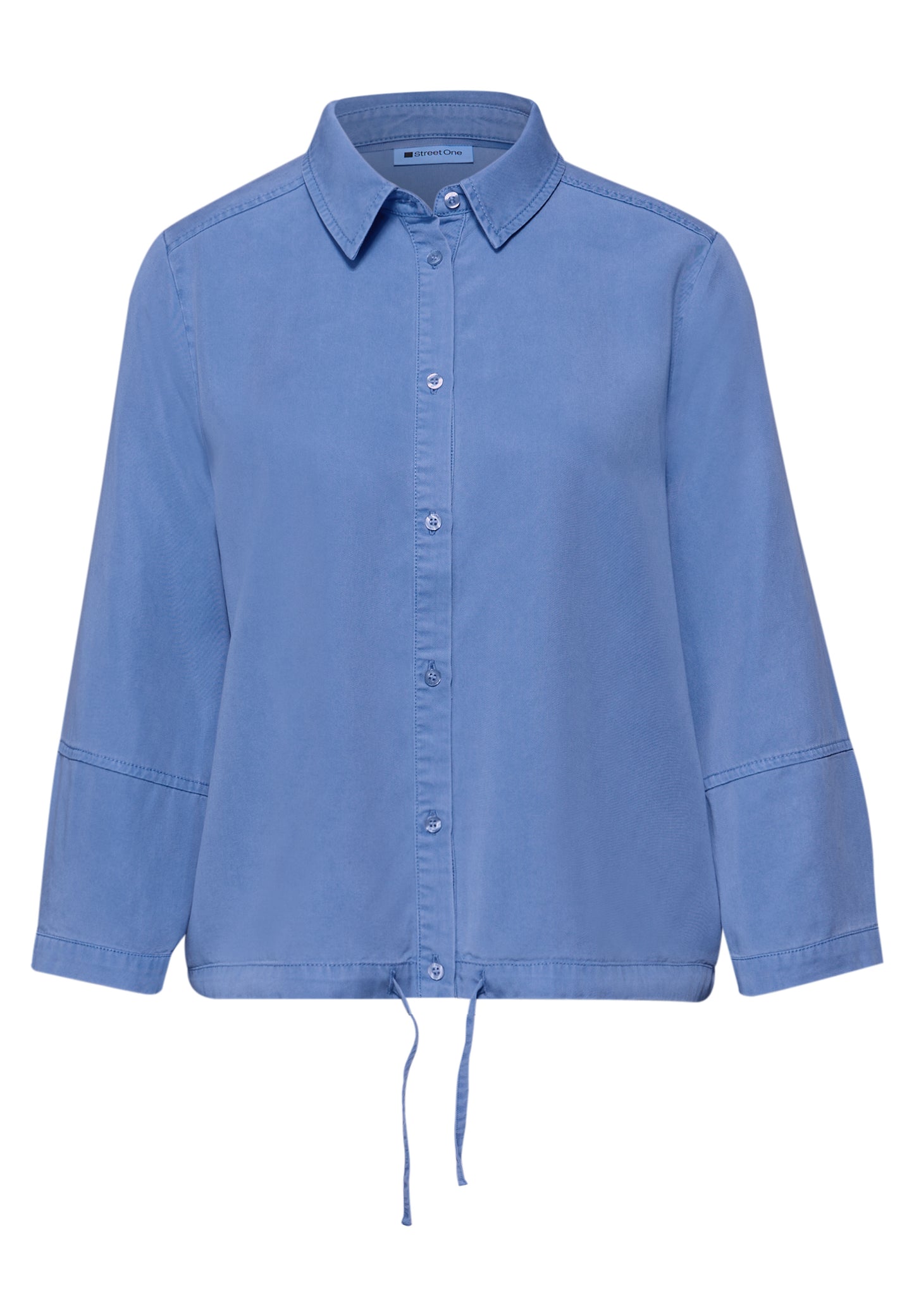 Street One - Hemdbluse im Washed-Look - Farbe: bonnet blue