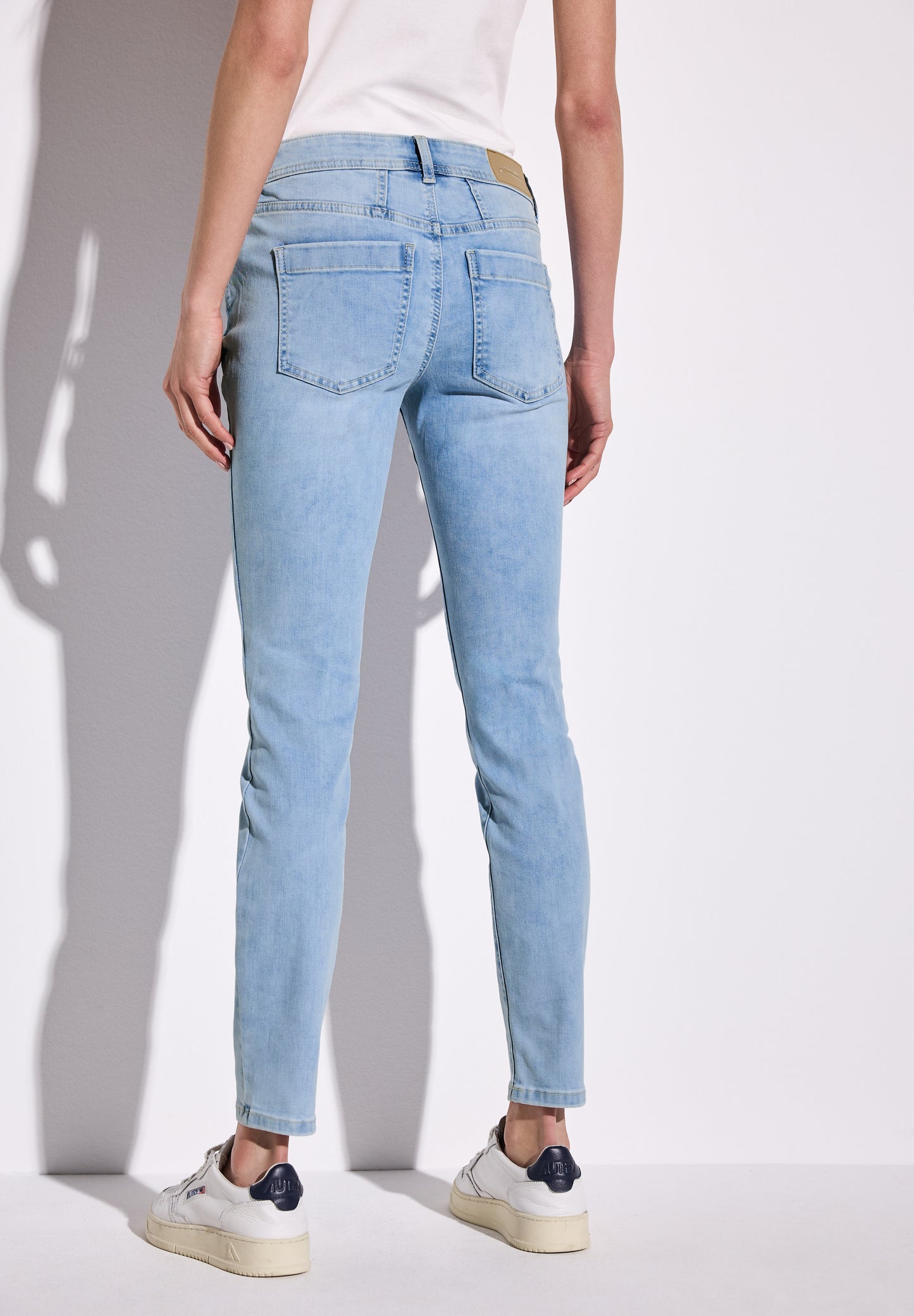 Street One Slim Fit Jeans Hose - Farbe: hellblau