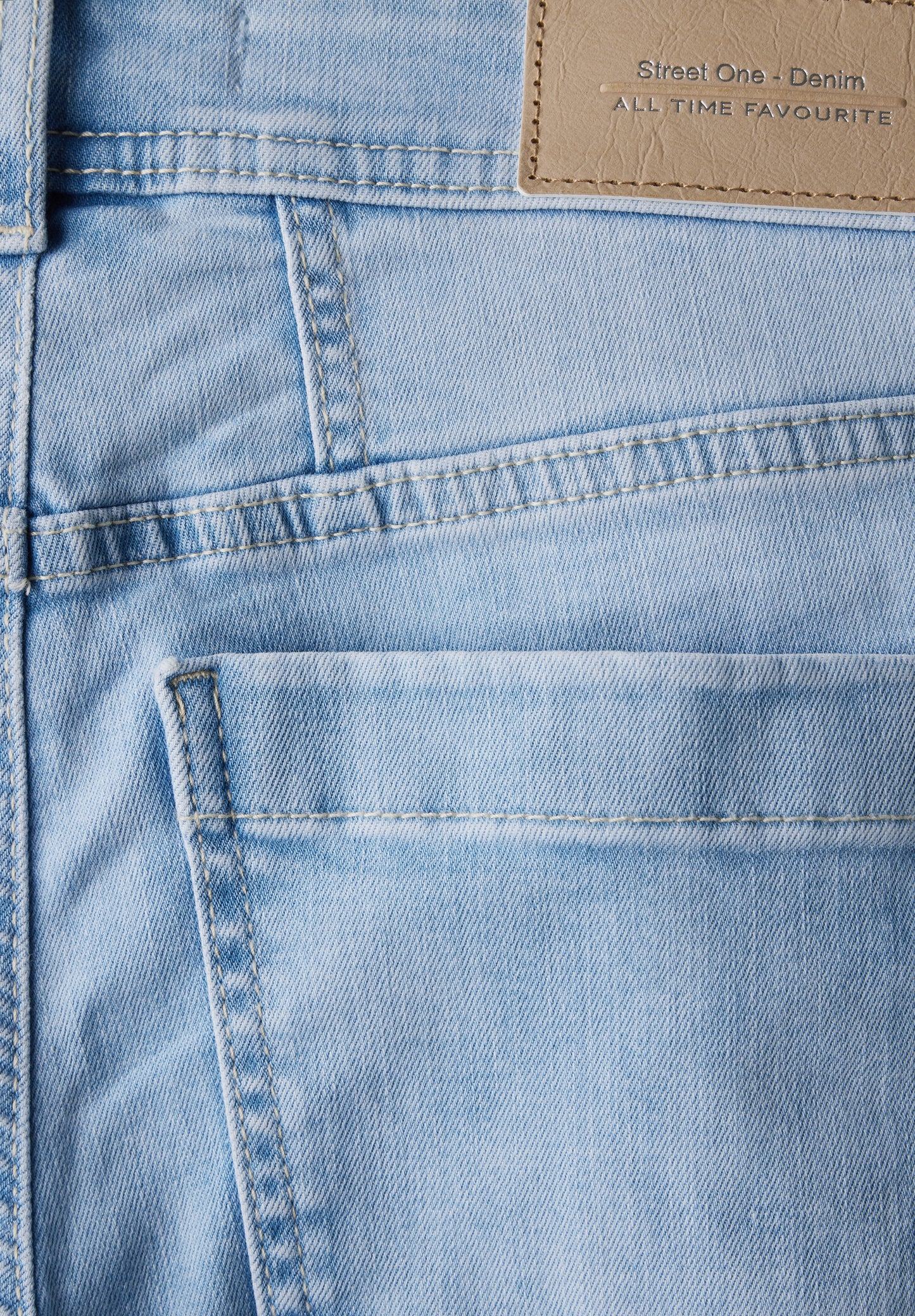 Street One Slim Fit Jeans Hose - Farbe: hellblau