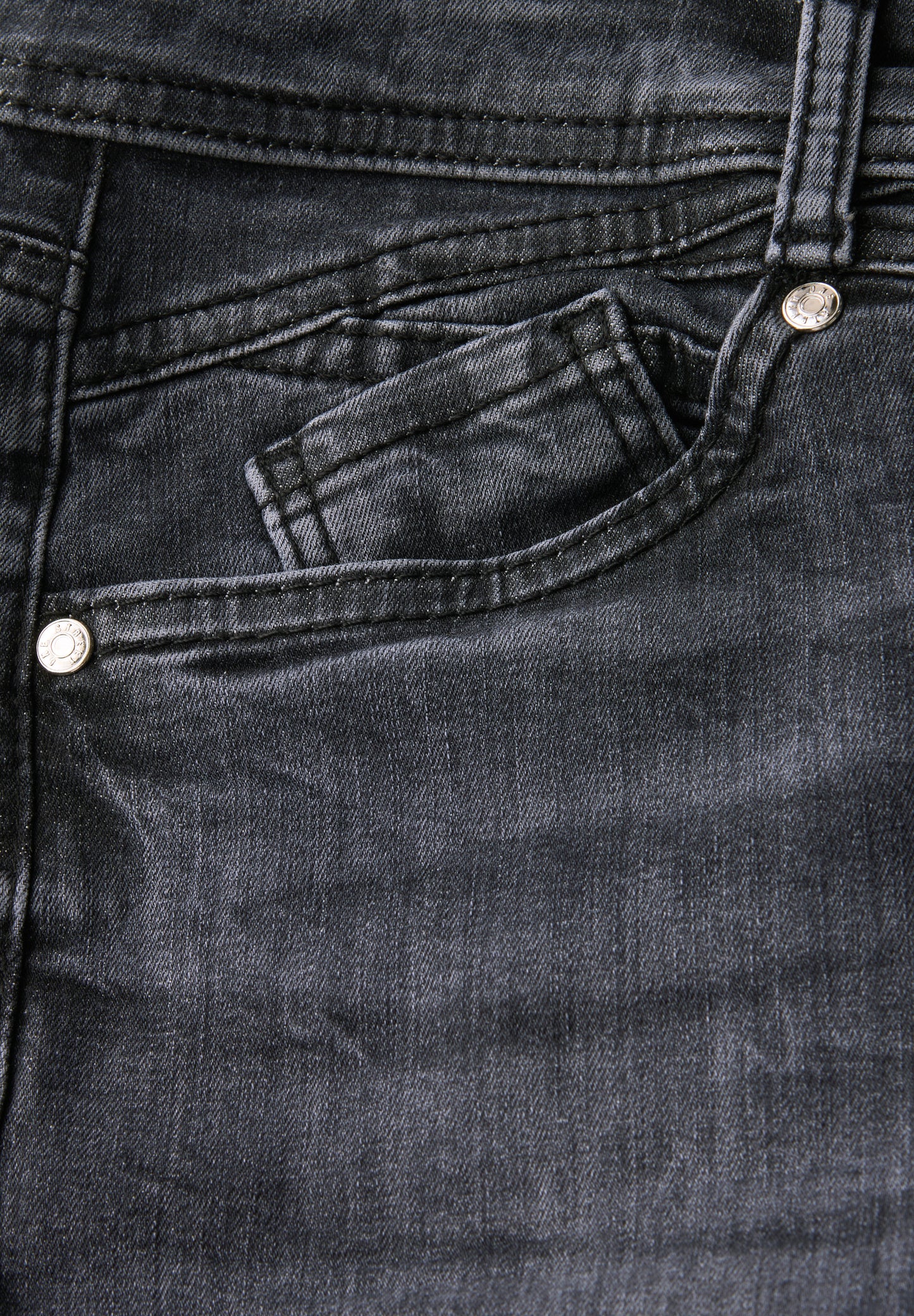 Street One Casual Fit Jeans - Farbe: dark steel grey washed