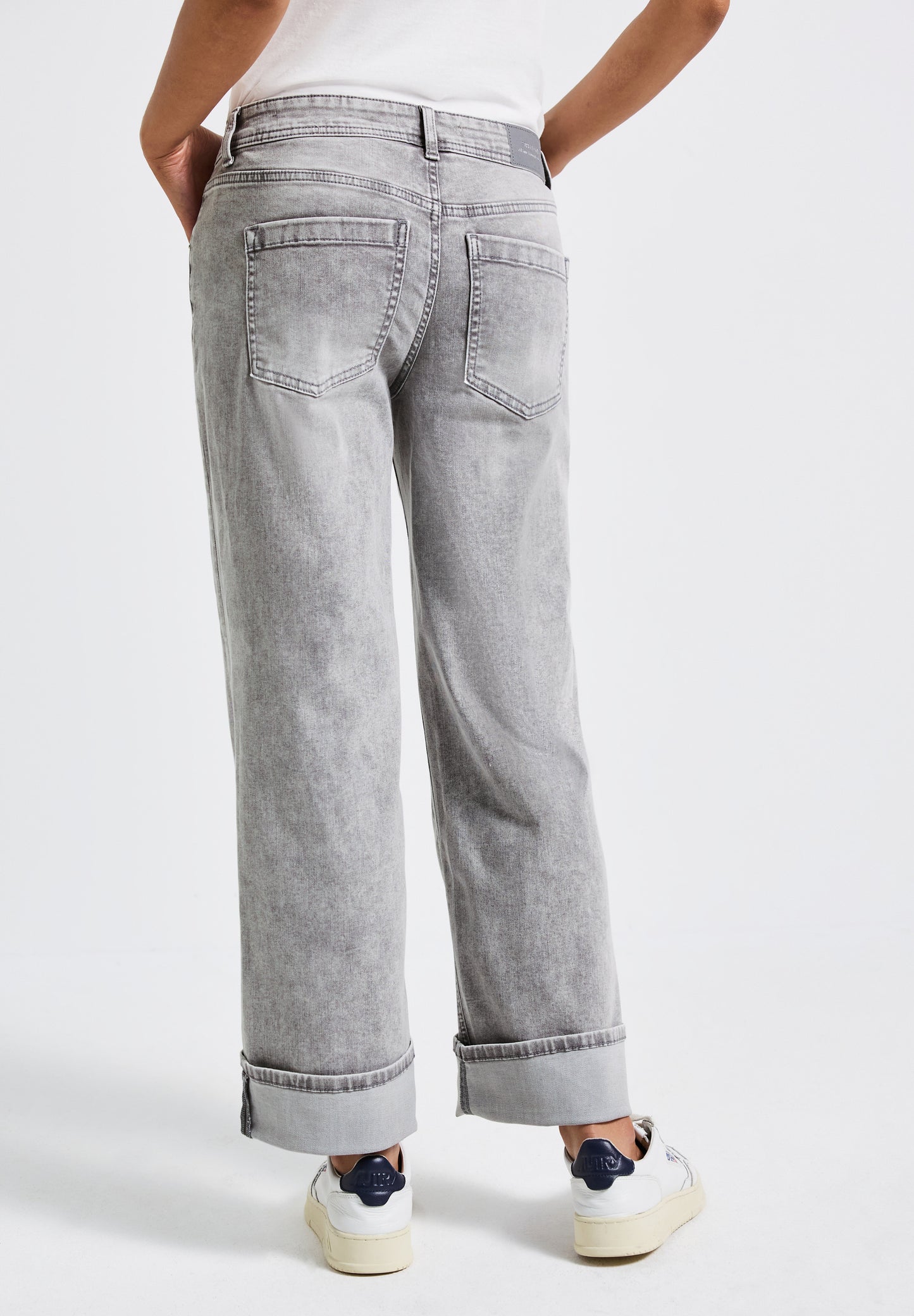 Street One Straight Leg Jeans - Farbe: light ice grey washed