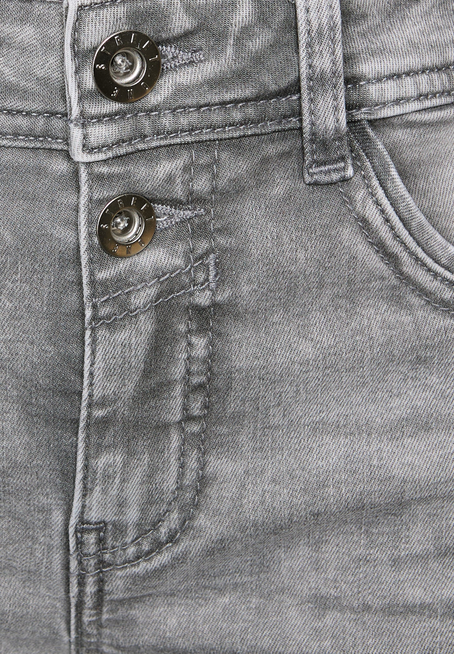 Street One Straight Leg Jeans - Farbe: light ice grey washed