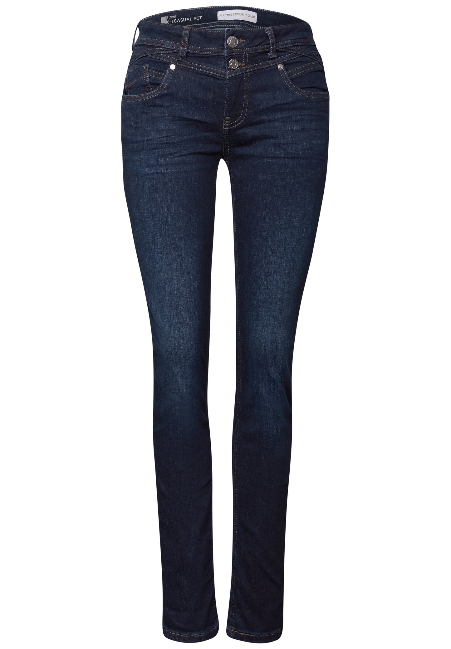 Street One Casual Fit Jeans - Farbe: deep indigo washed