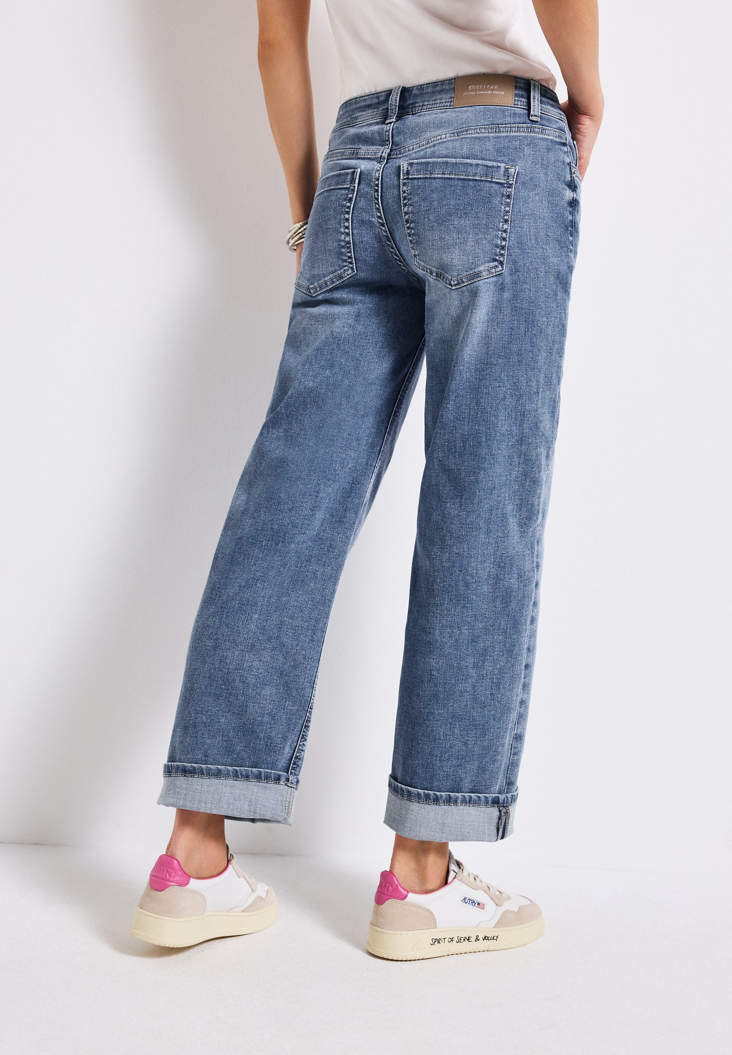 Street One Straight Leg Jeans - Farbe: authentic mid blue washed