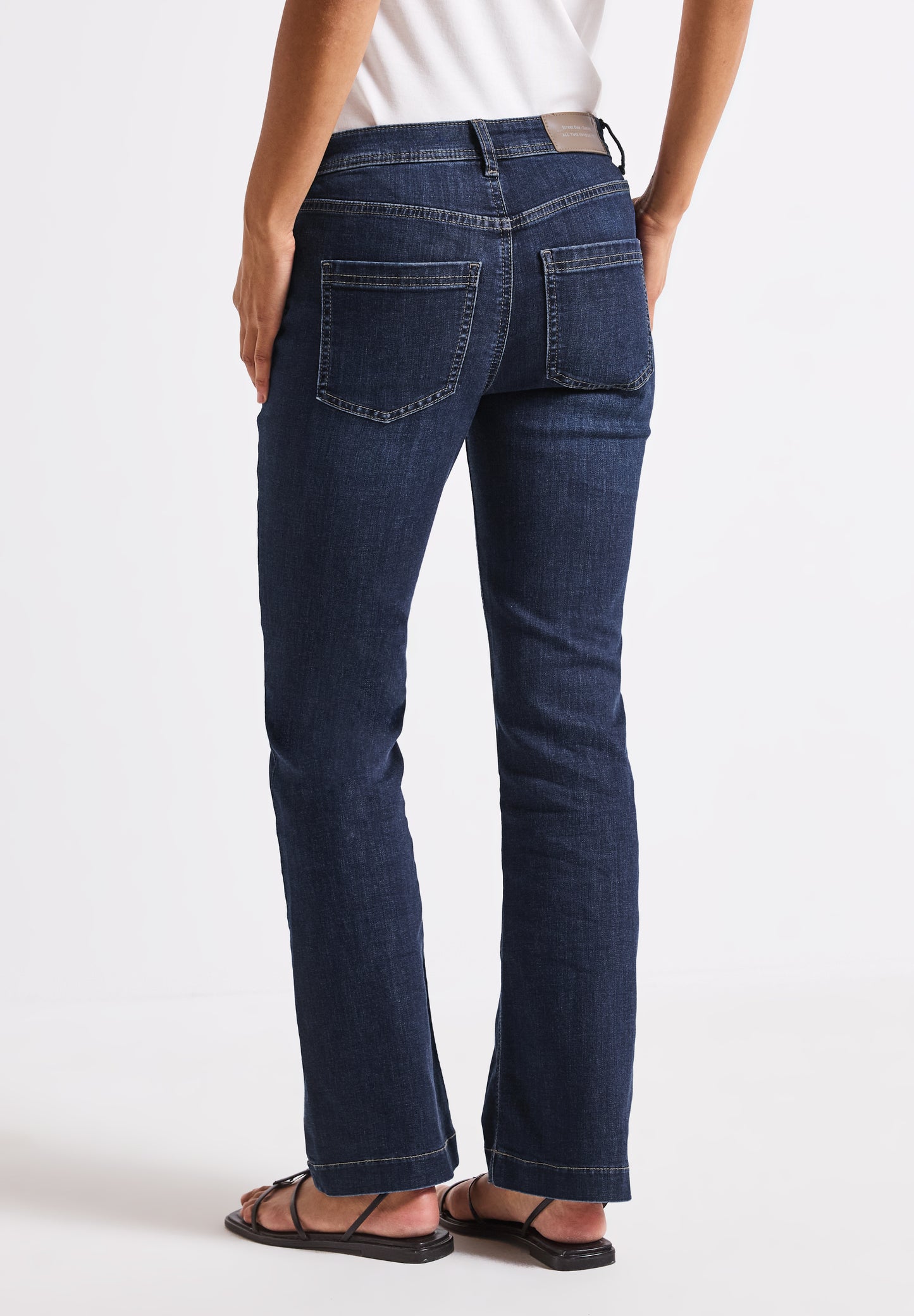 Street One Bootcut Jeans - Farbe: dark indigo washed