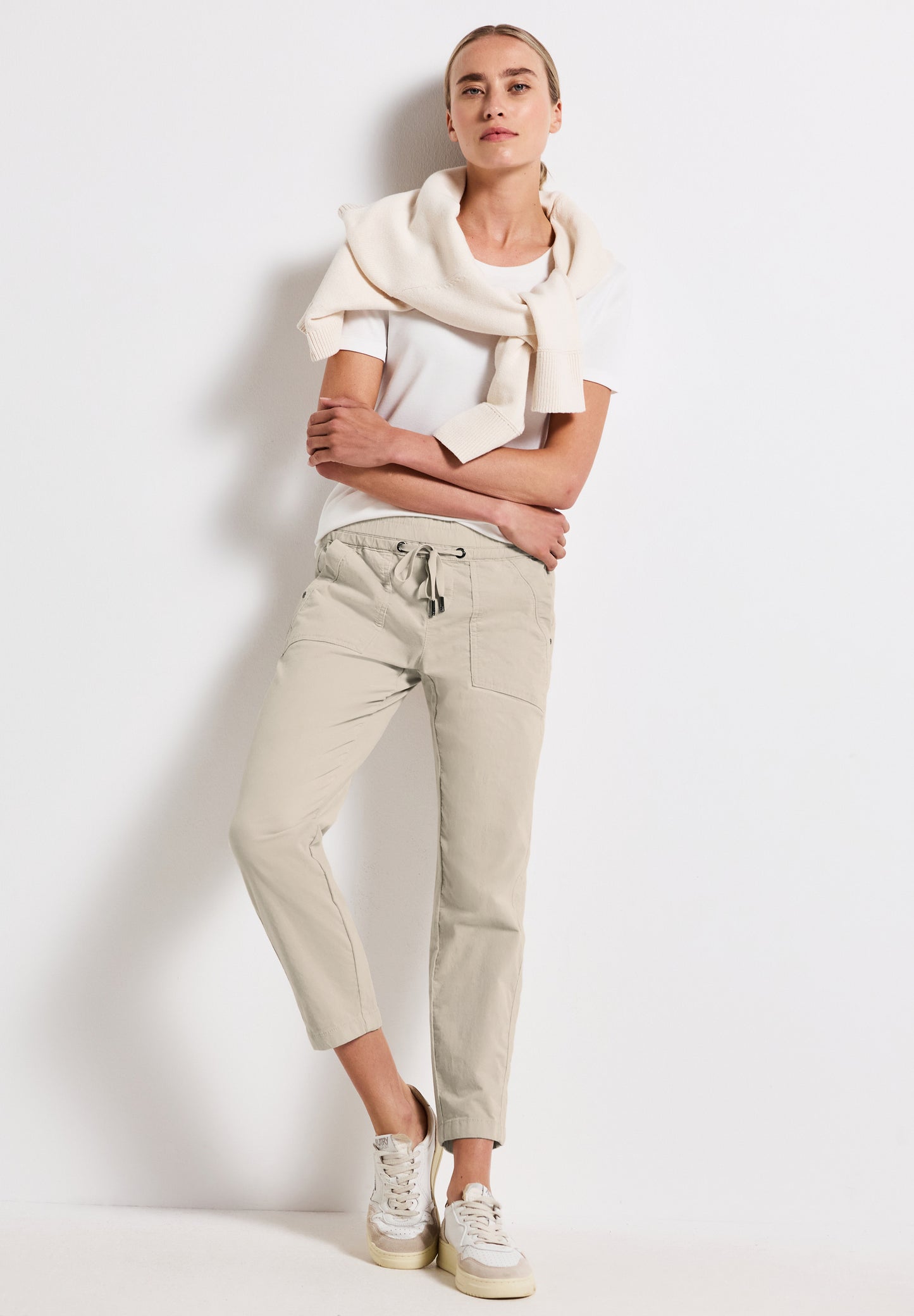 Street One Loose Fit Cordhose - Farbe: malted beige