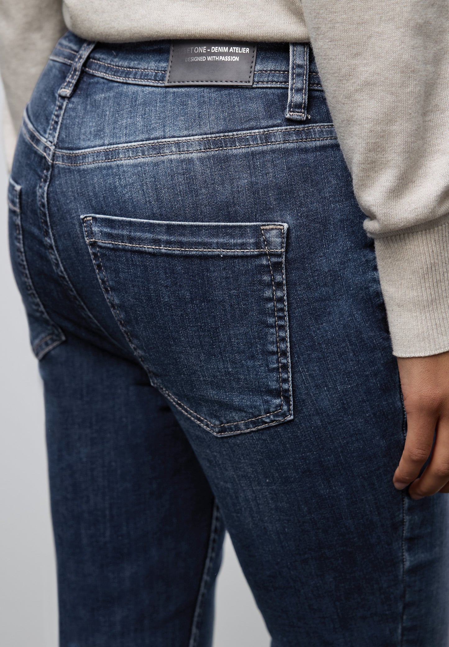 Street One Slim Fit Jeans - Farbe: Dark Blue Random