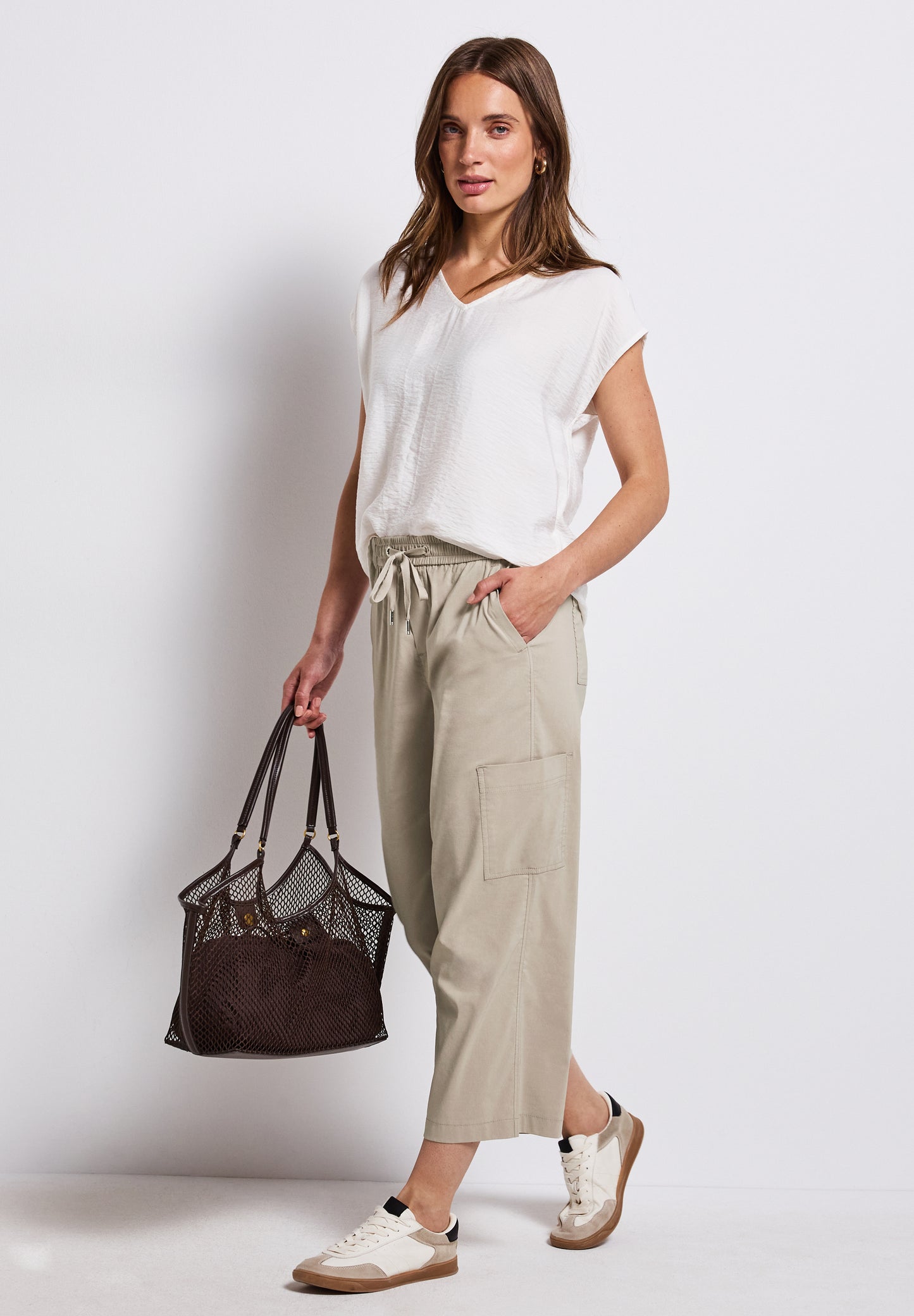 Street One 7/8 Cargo Hose - Farbe: tumbled beige