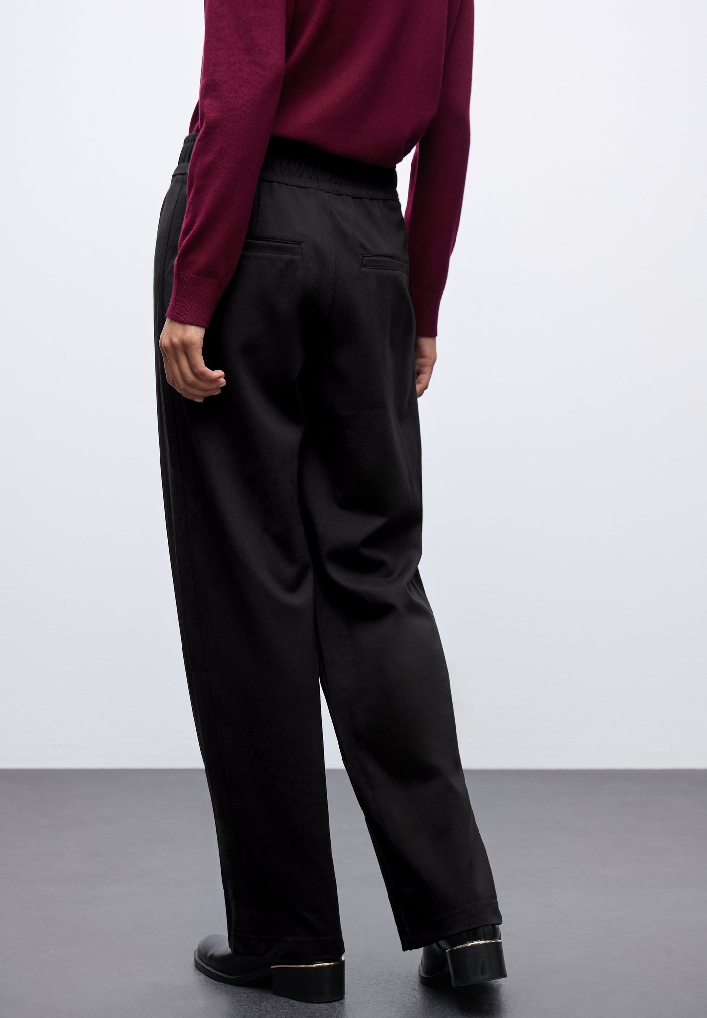 Street One Straight Leg Hose - Farbe: Black