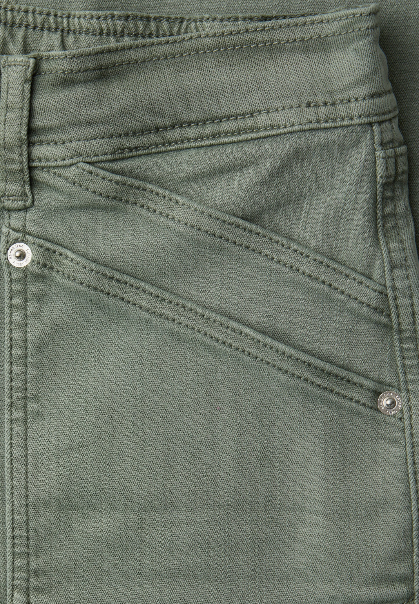Street One - Cargo Jeans - Farbe: grün