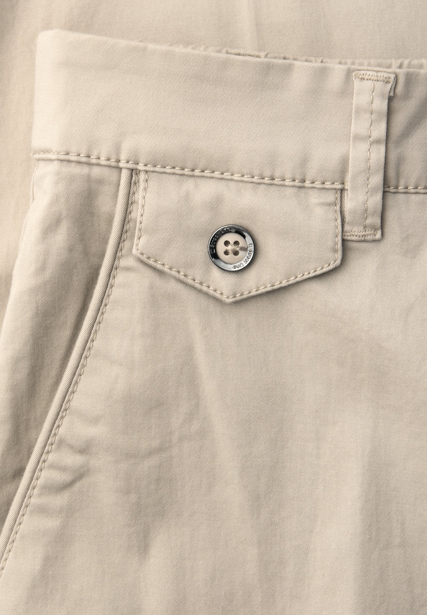 Street One - Chino im Casual Fit - Farbe: cobble stone