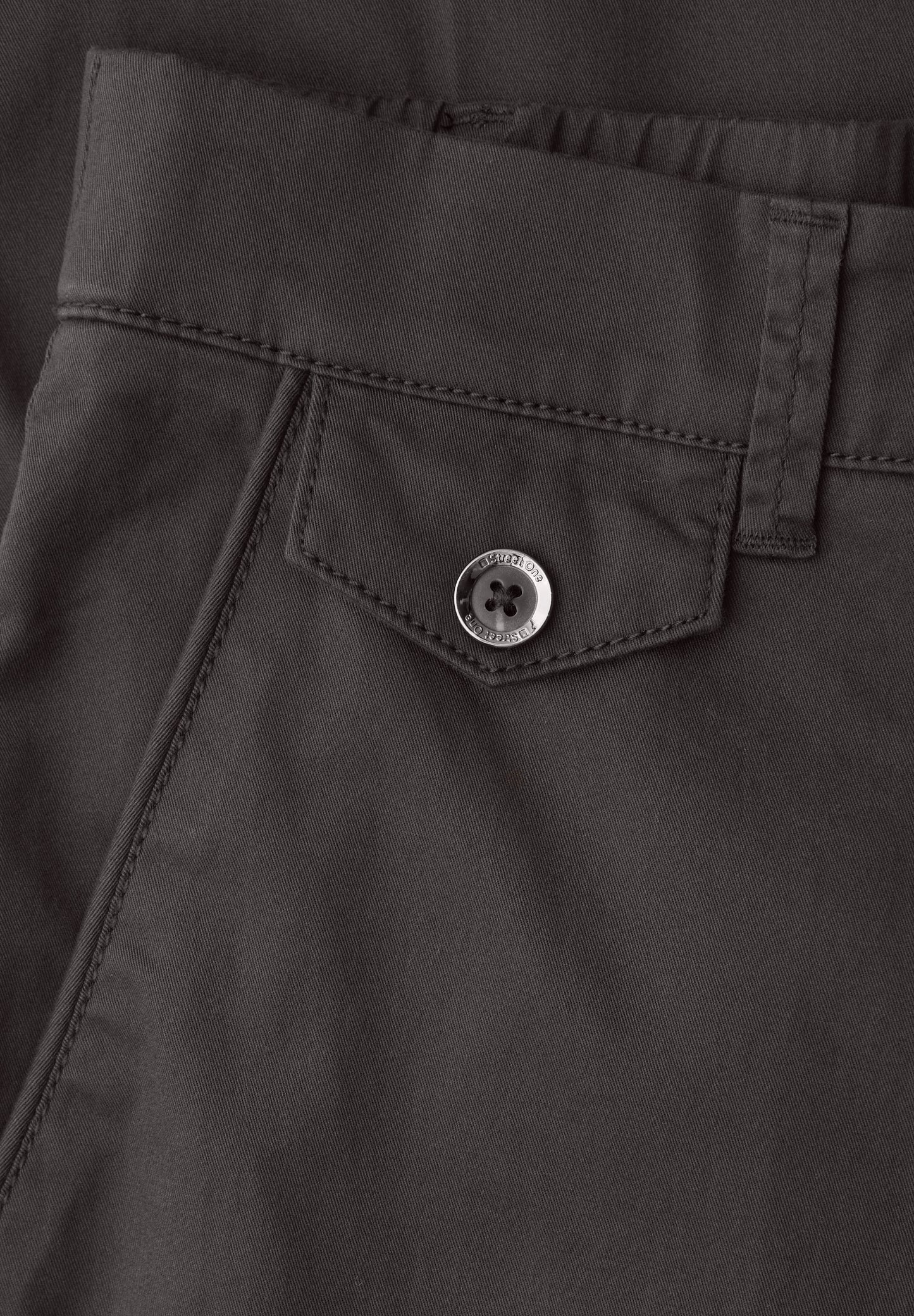 Street One - Chino im Casual Fit - Farbe: deep earth