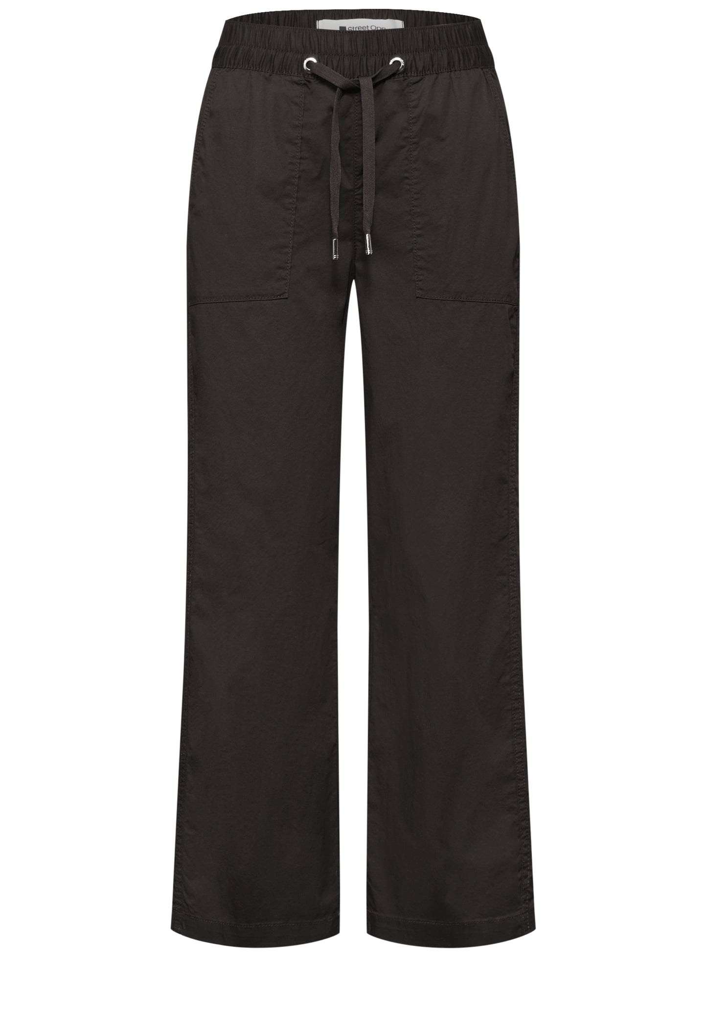 Street One - Straight Leg Hose in Hose Papertouchware - Farbe: deep earth