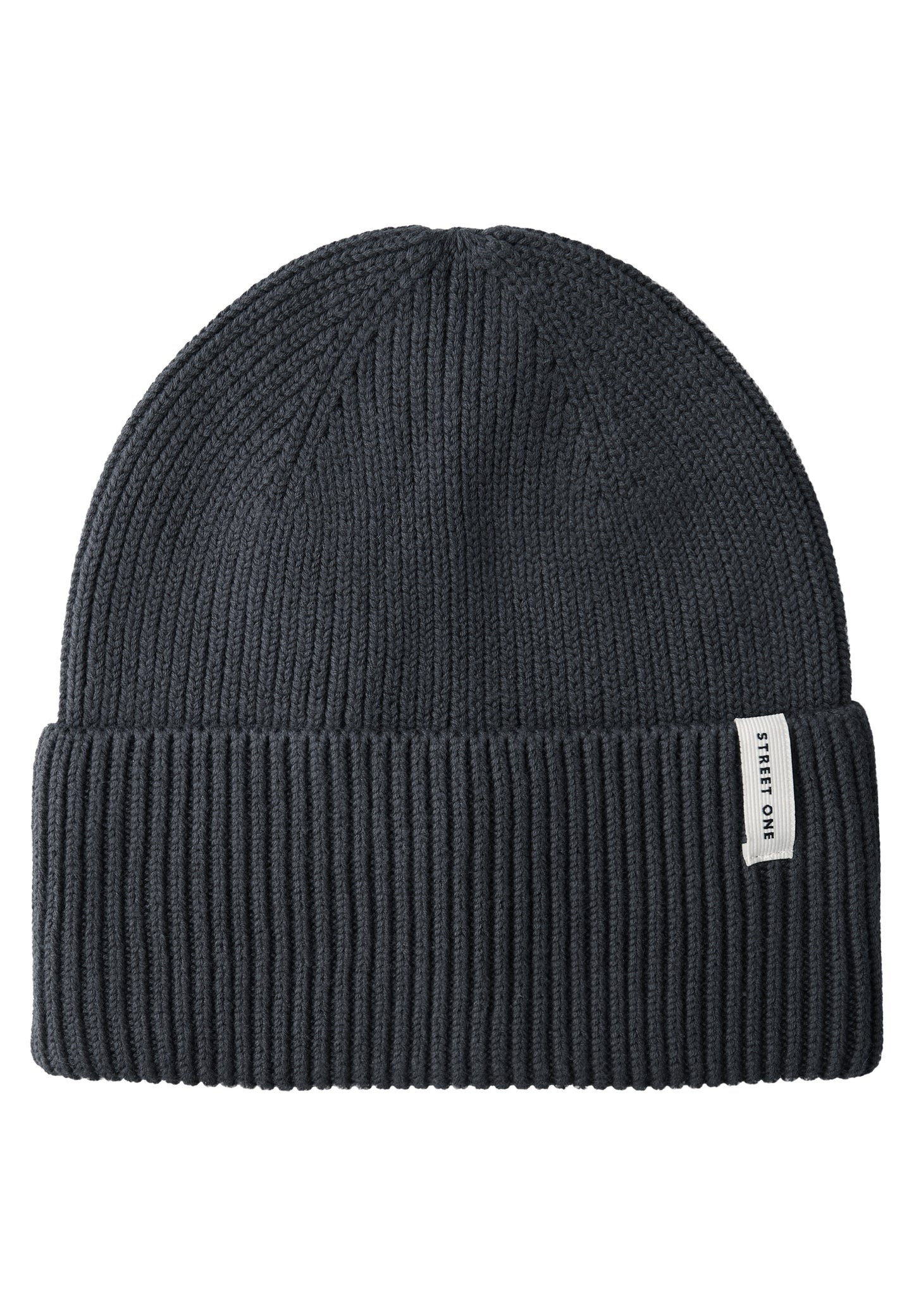 Street One Rippstrick Beanie - Farbe: Obsidian Blue