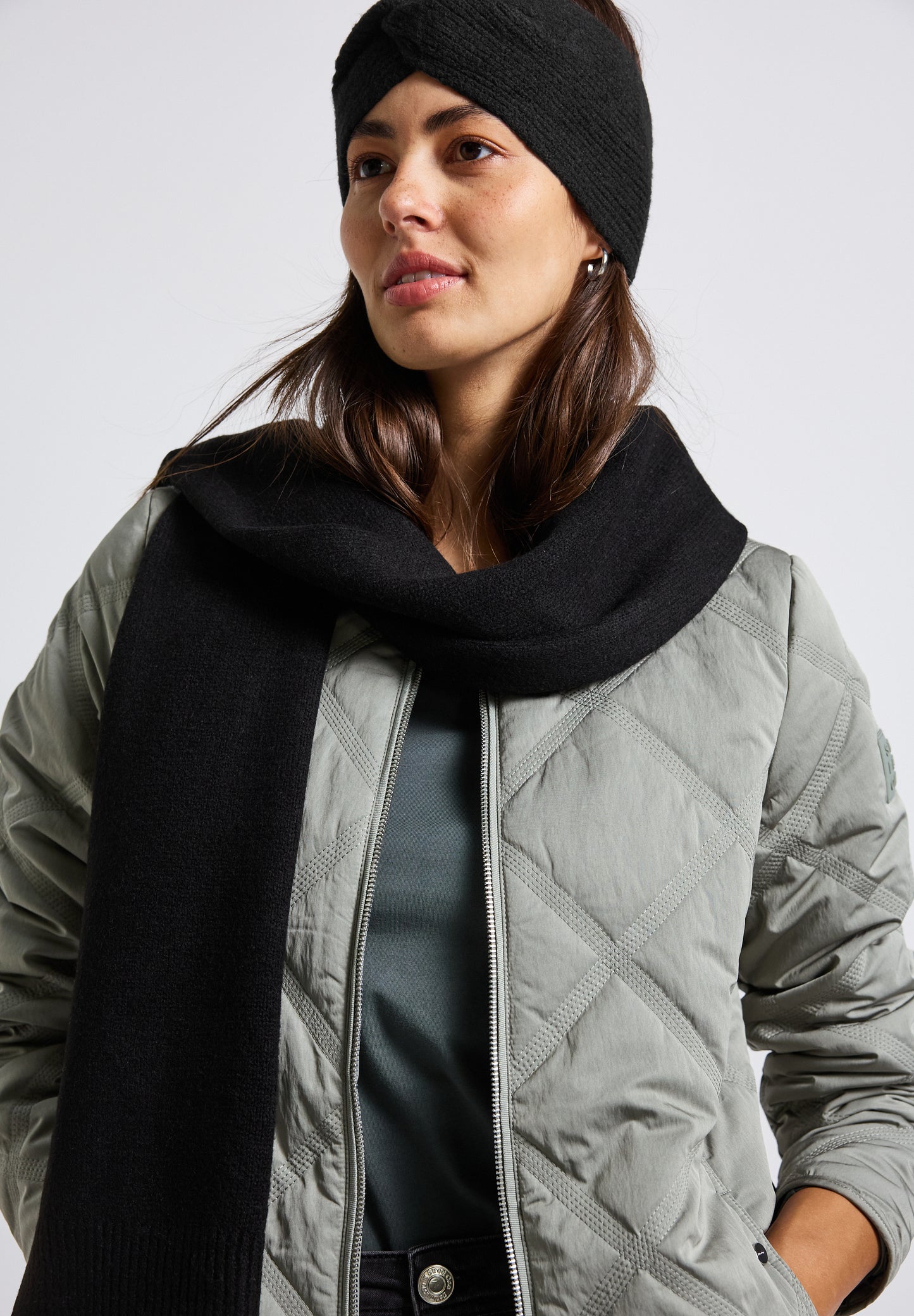 Street One Feinstrick Stirnband - Farbe: Black