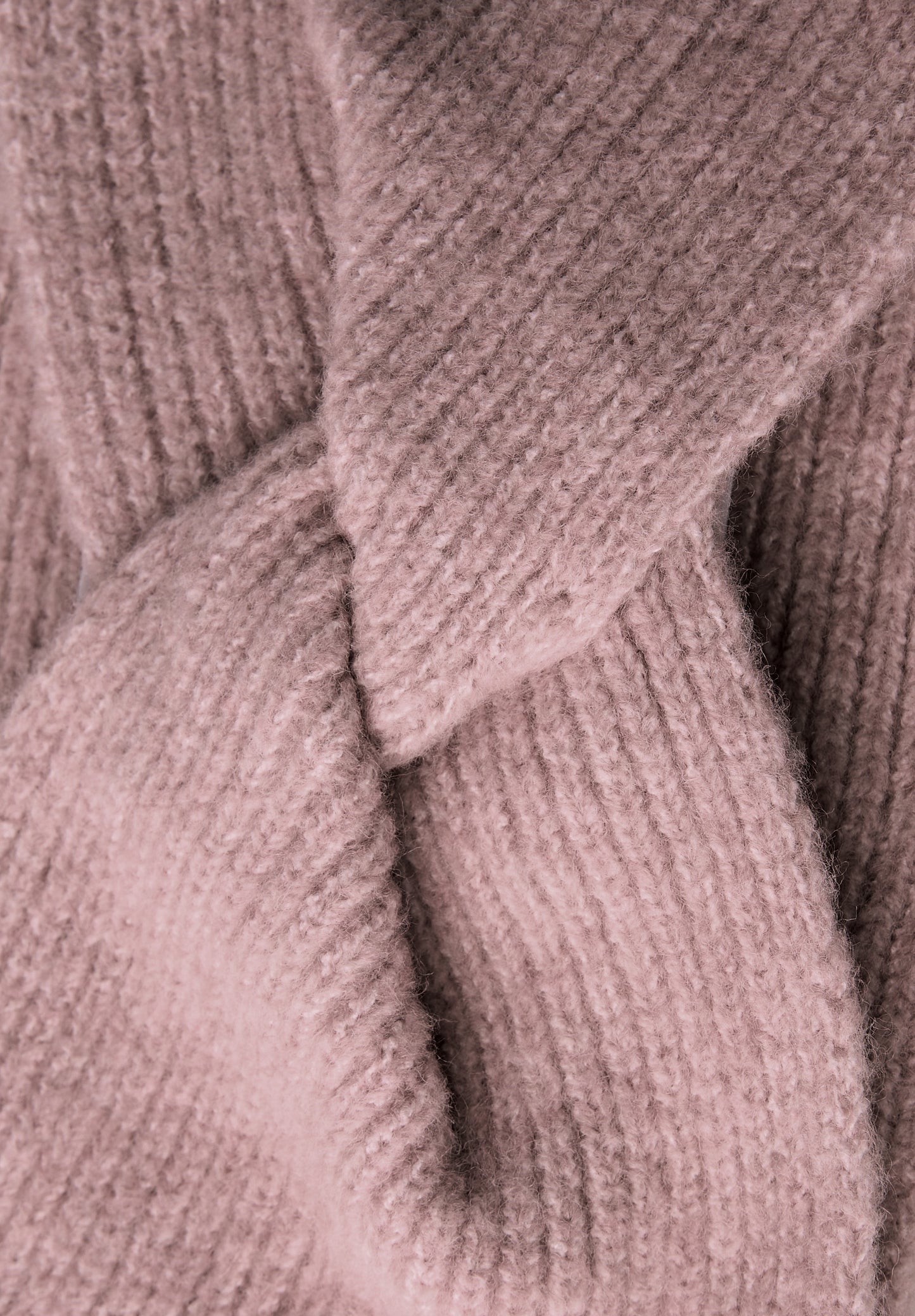 Street One Feinstrick Stirnband - Farbe: rosewood pink melange