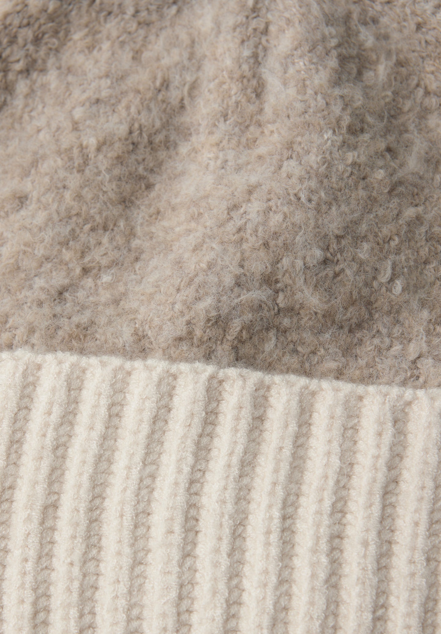 Street One Strukturmix Beanie - Farbe: Soft Sand Mel.