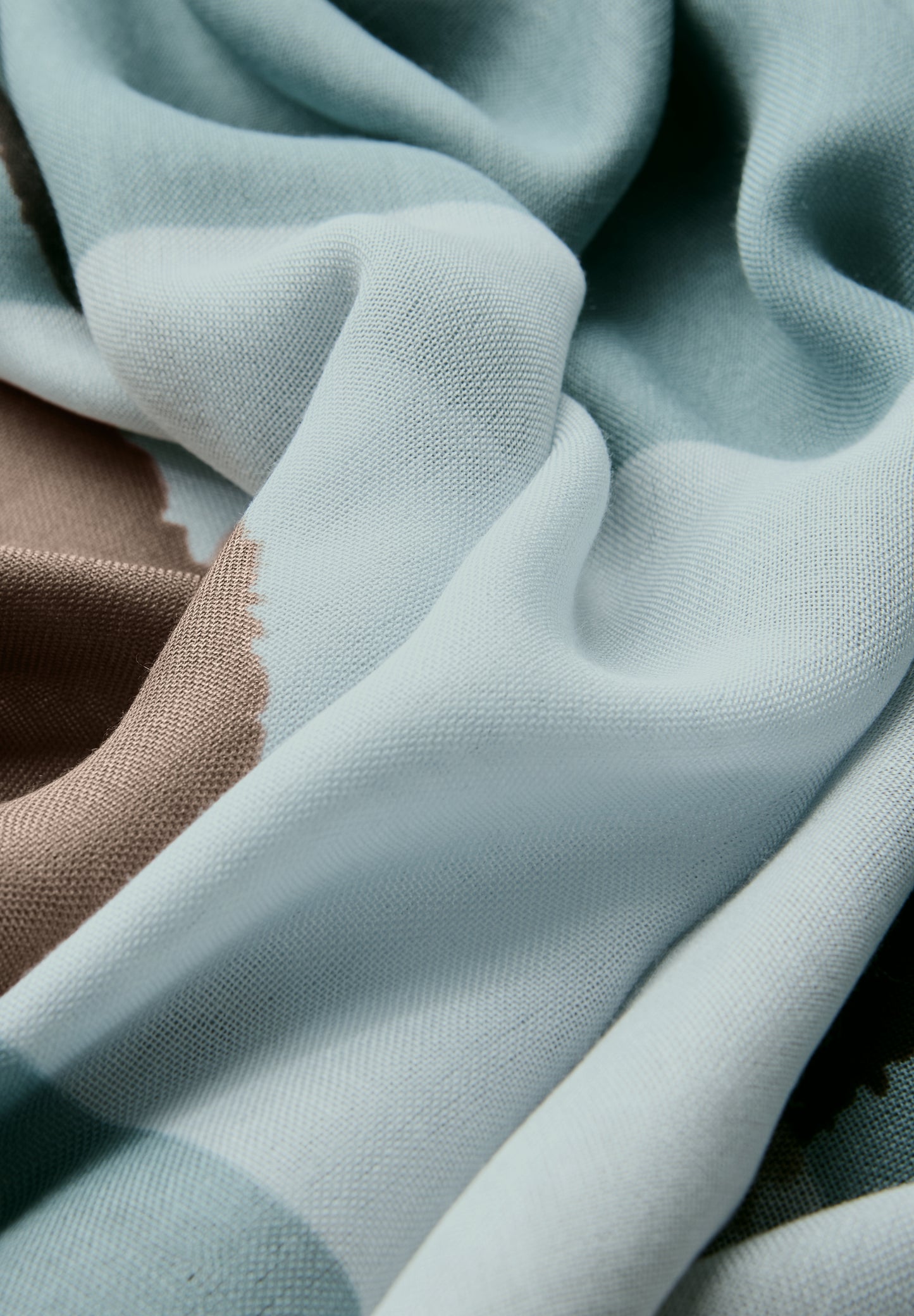 Street One Leichter Schal mit Muster - Farbe: arona blue