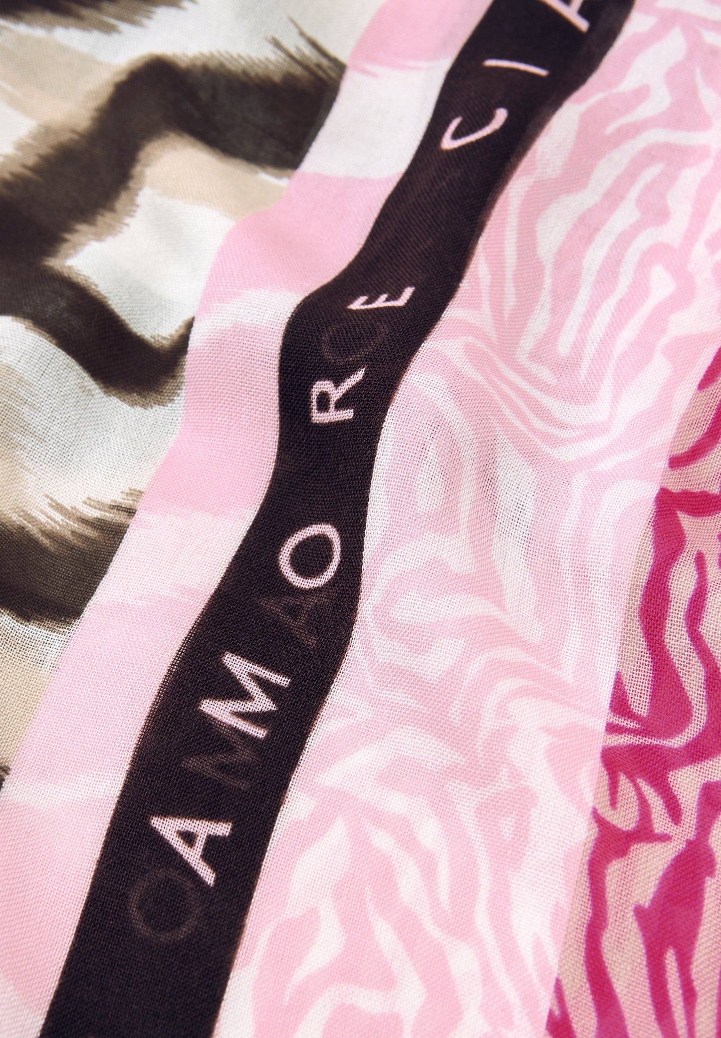 Street One - Loop-Schal aus Modal mit Mustermix - Farbe: magenta dream