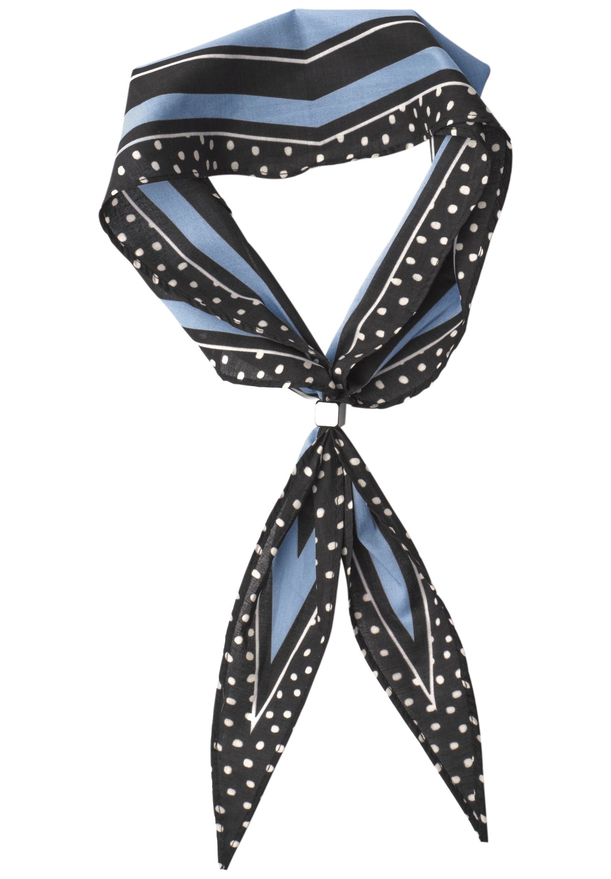 Street One - Bandana mit Ring zum Stylen - Farbe: northern blue