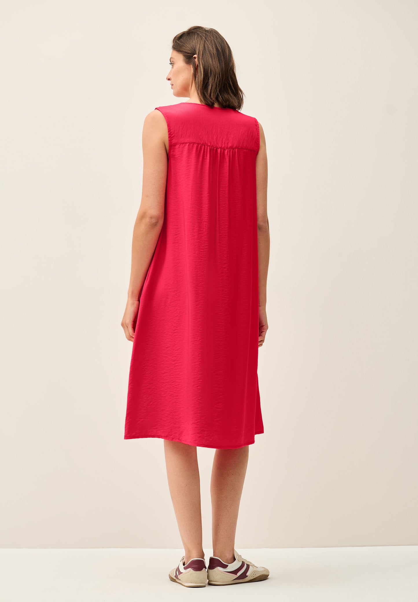 CECIL Kleid in Unifarbe - Farbe: glazed apple red