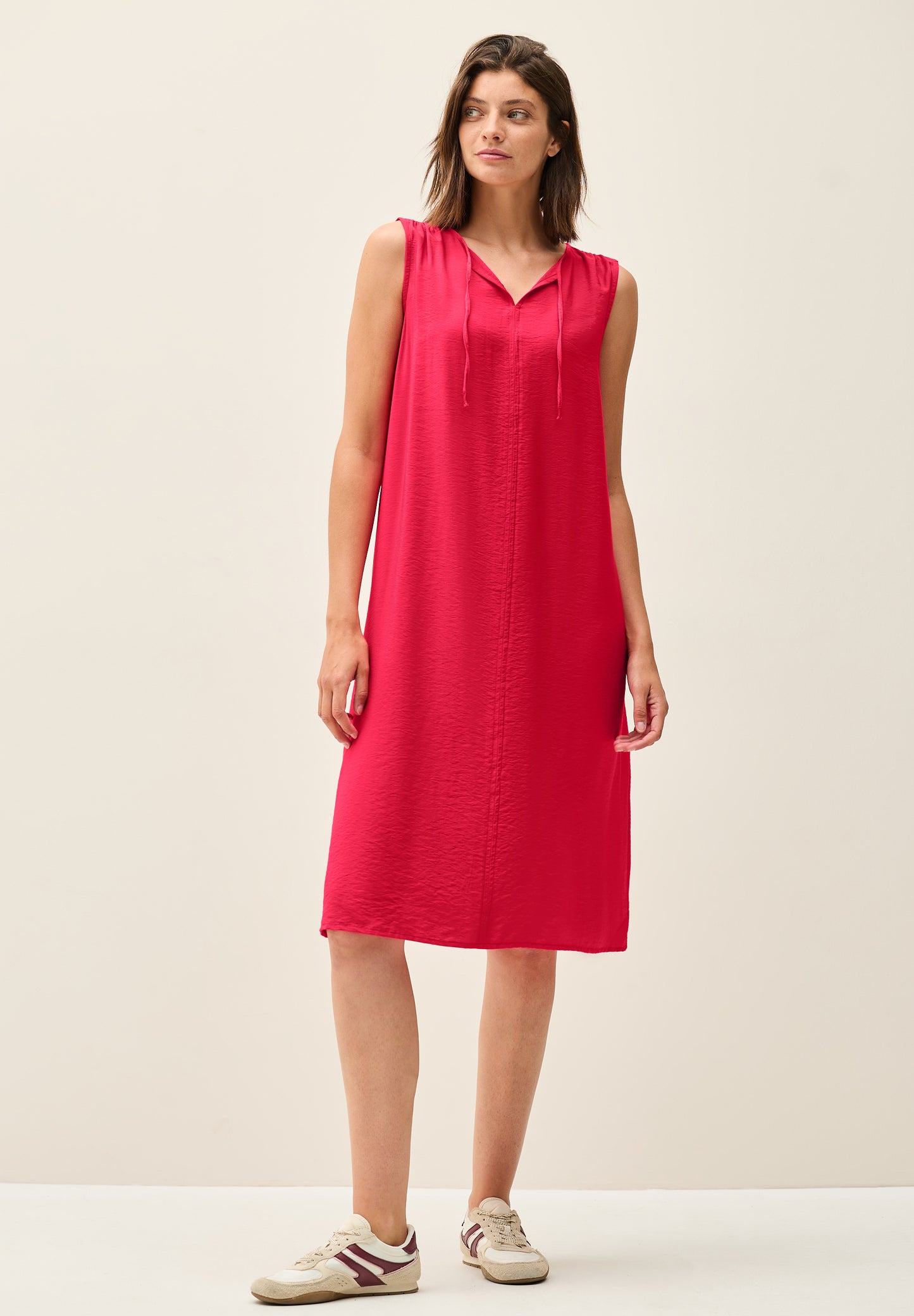 CECIL Kleid in Unifarbe - Farbe: glazed apple red