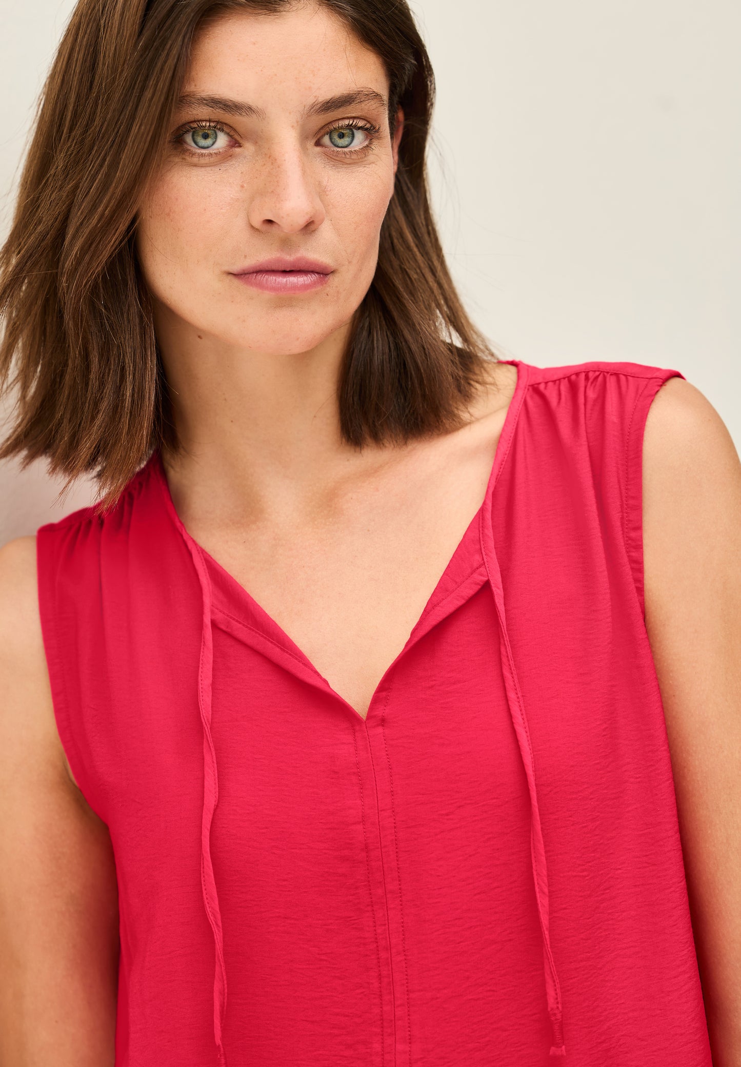 CECIL Kleid in Unifarbe - Farbe: glazed apple red