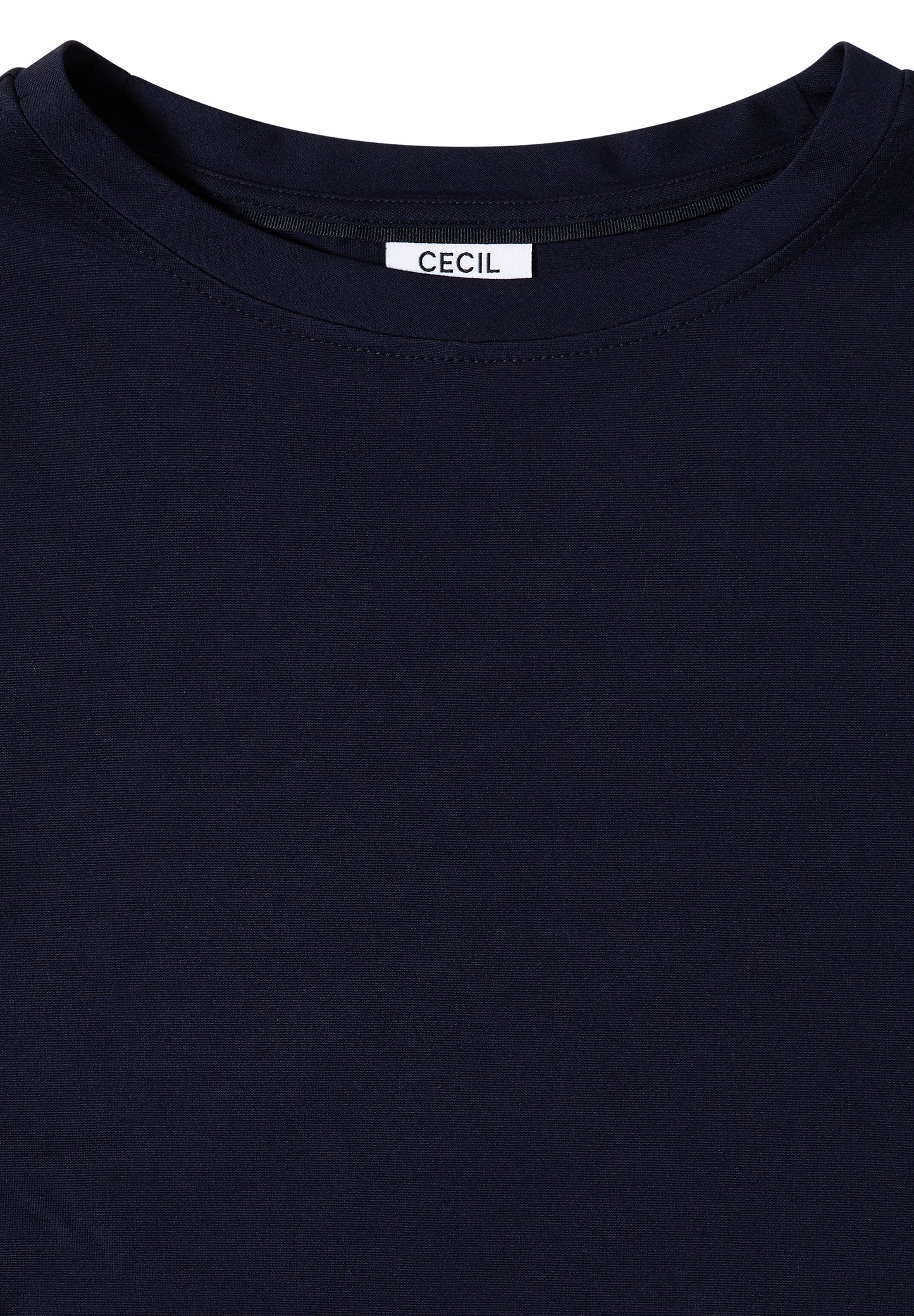 CECIL - Knielanges Kleid mit Strukturmix - Farbe: urban dark blue