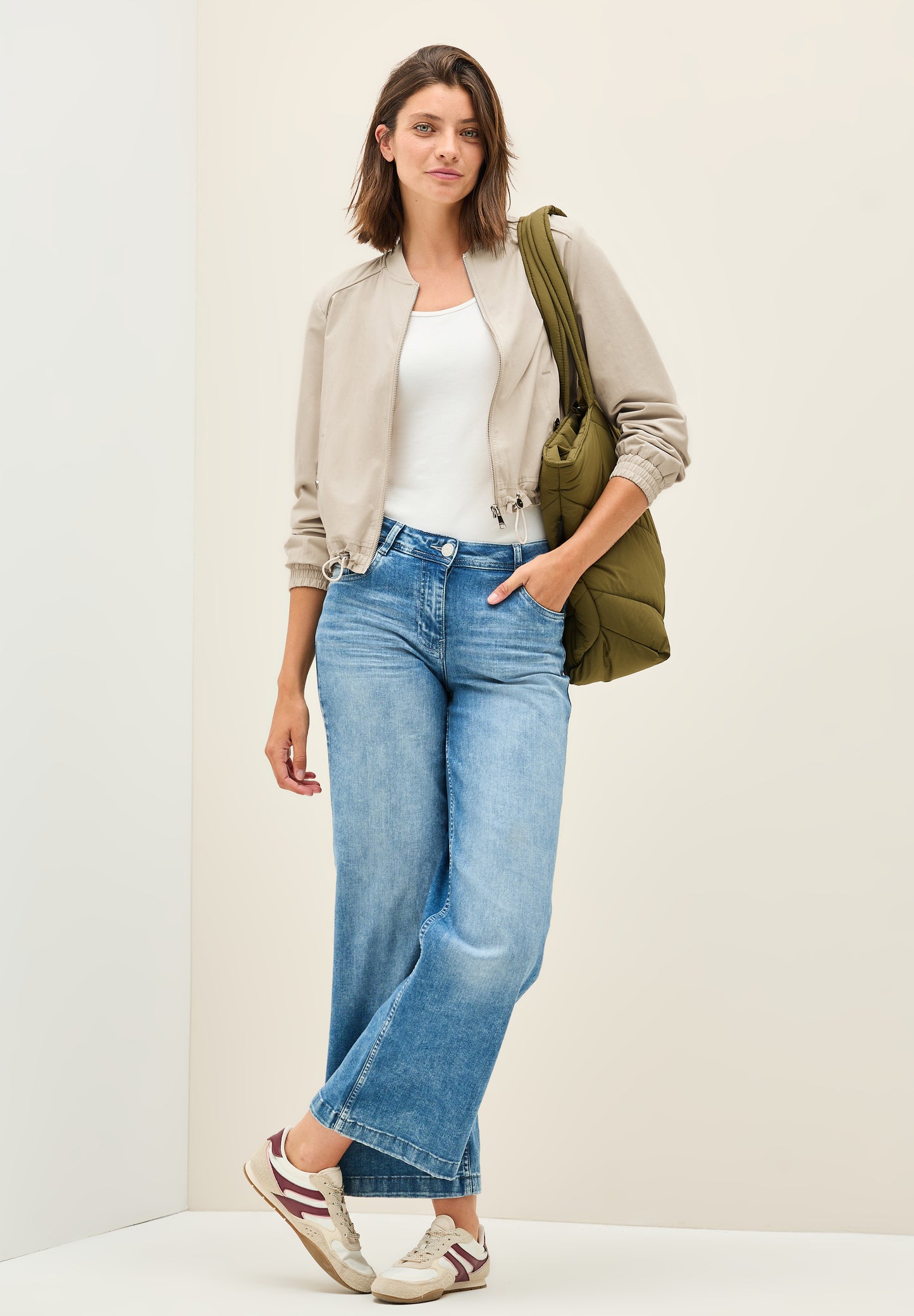 CECIL Kurzer Blouson - Farbe: pearl beige