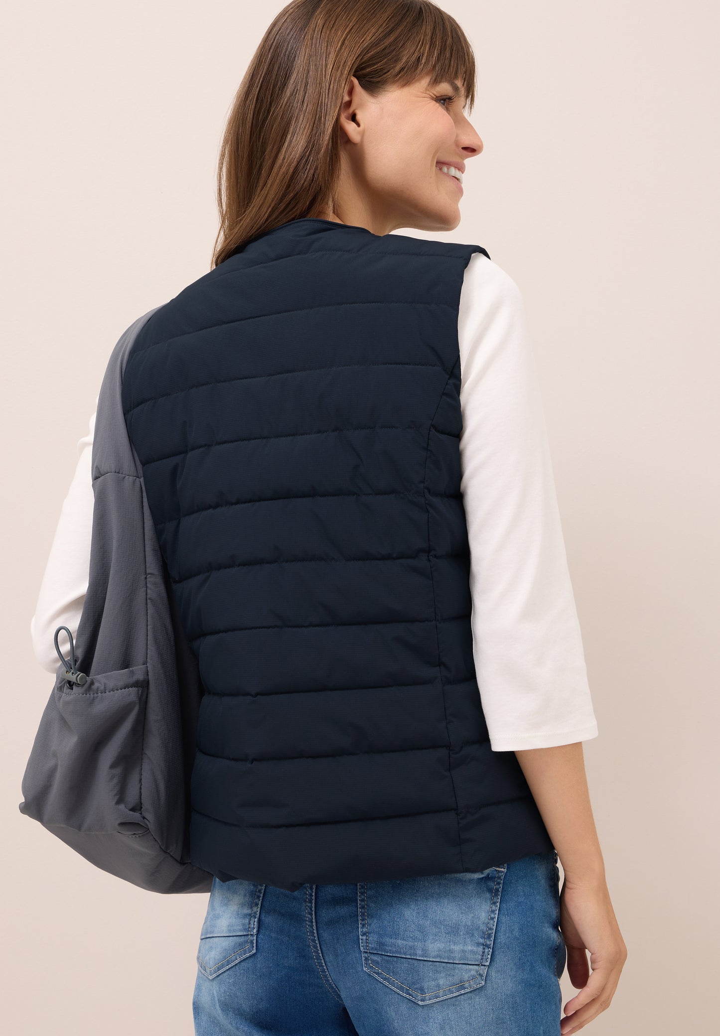 CECIL Weste zum Unterziehen - Farbe: dark navy blue