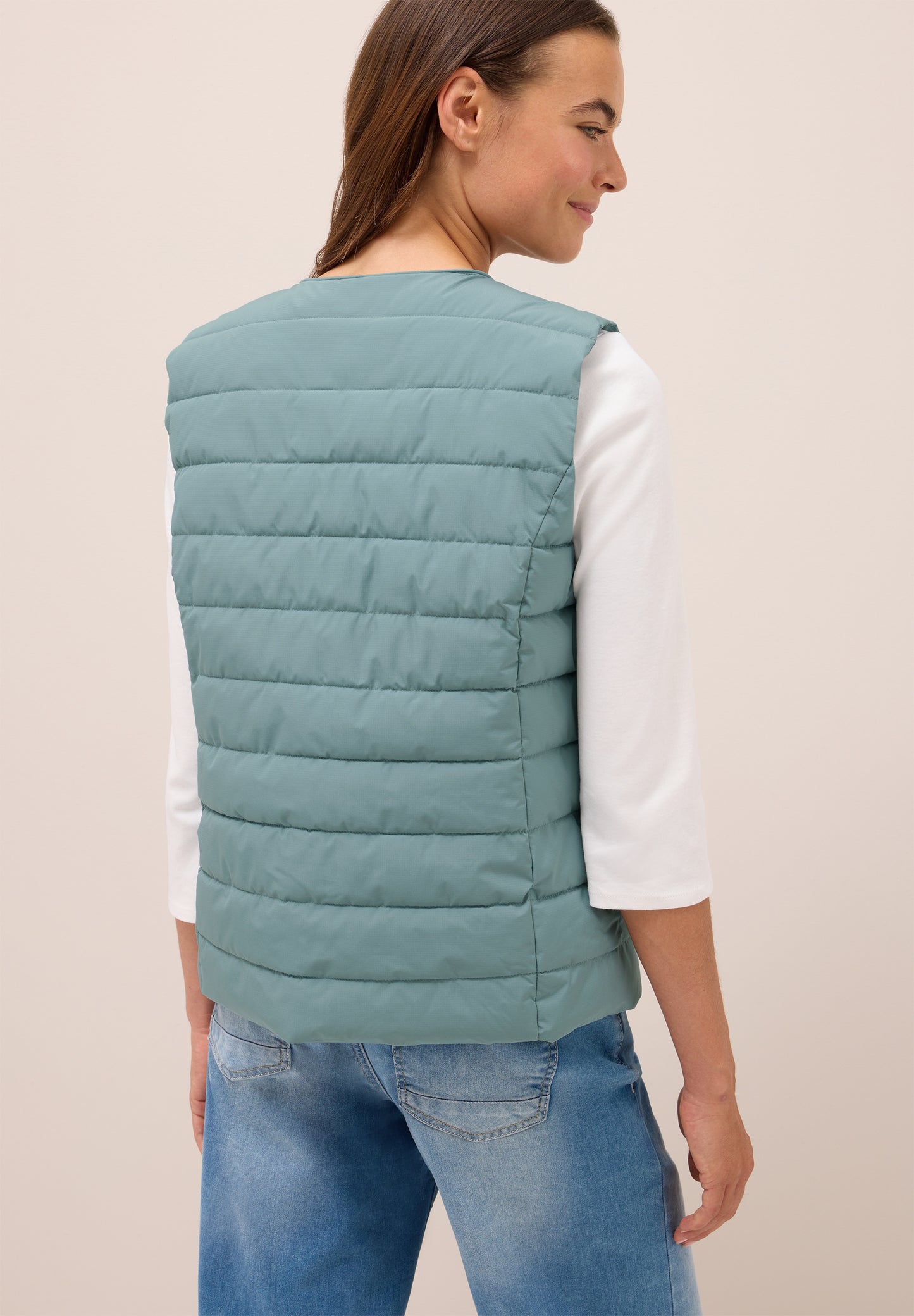 CECIL Weste zum Unterziehen - Farbe: ice hill green