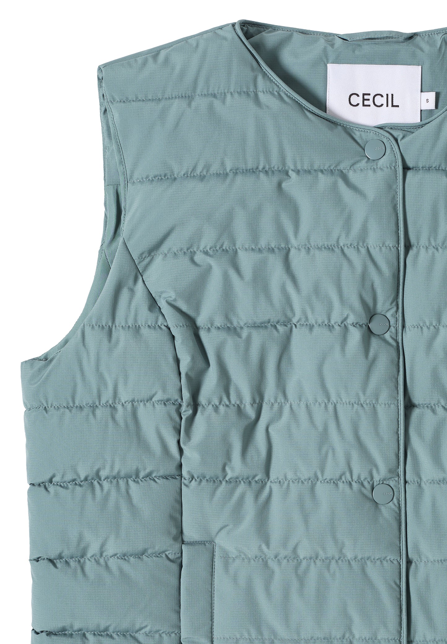 CECIL Weste zum Unterziehen - Farbe: ice hill green