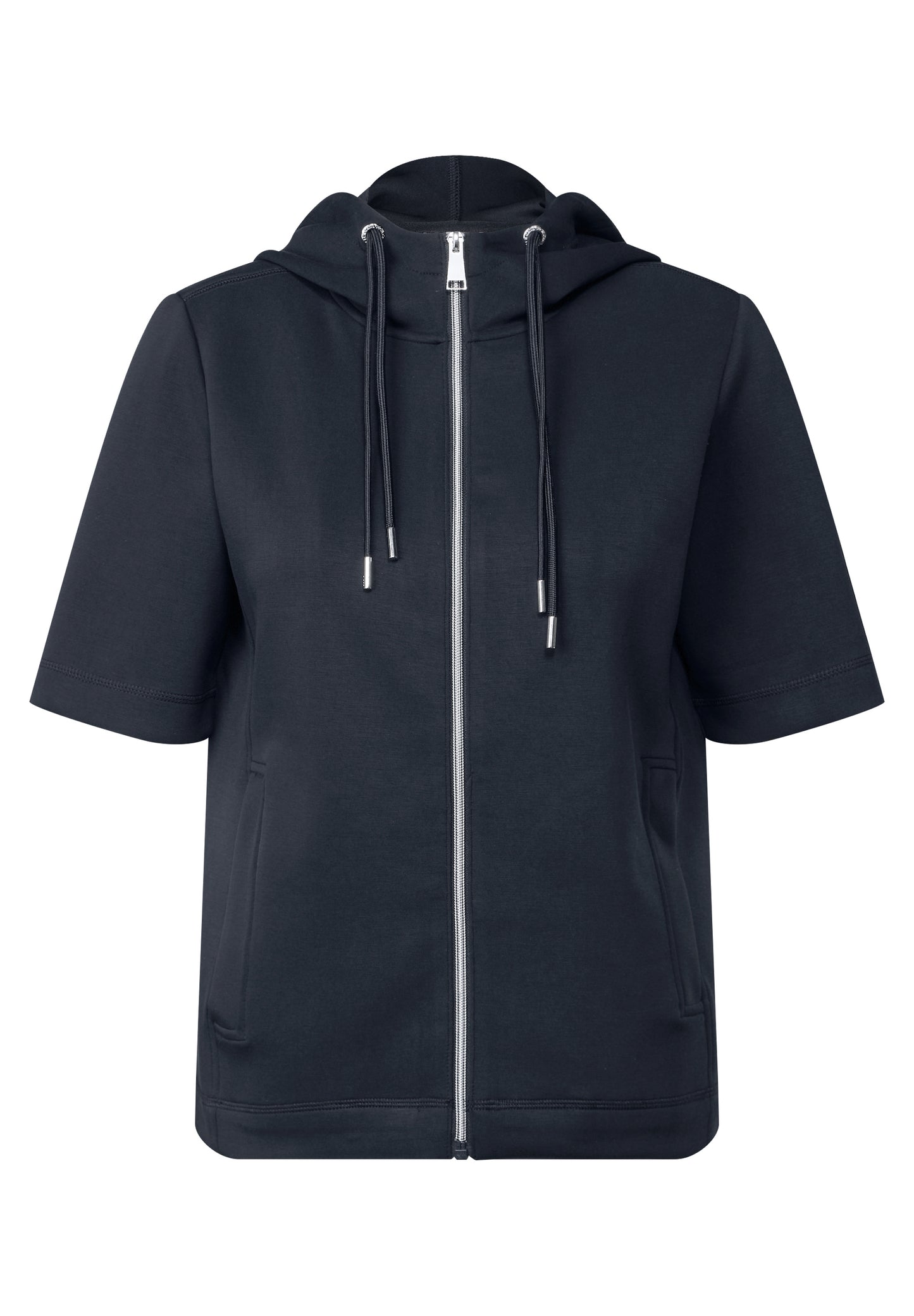 CECIL Kurzarm Sweatjacke - Farbe: universal blue