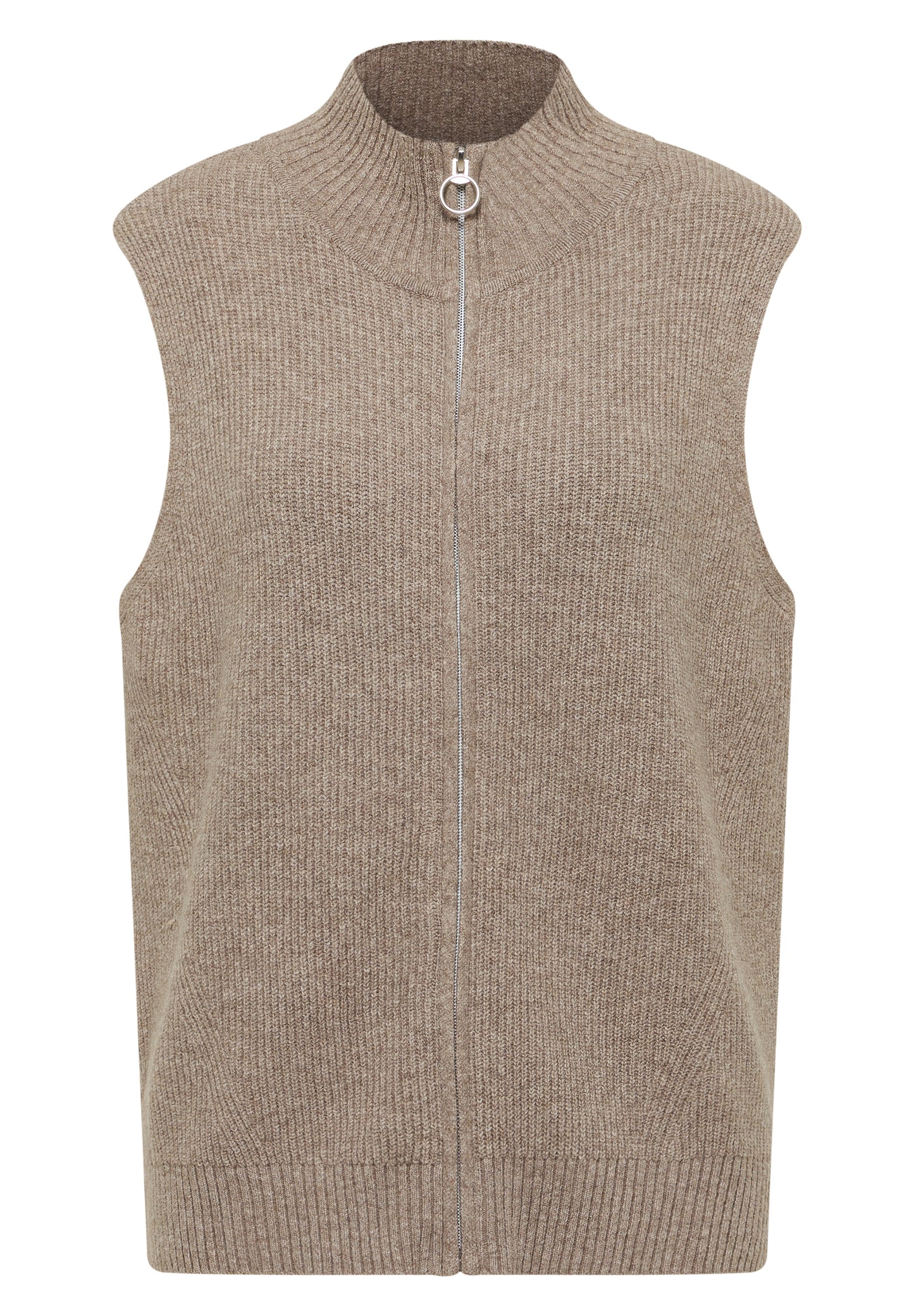 CECIL Weste mit Rippstruktur - Farbe: toffee cream melange