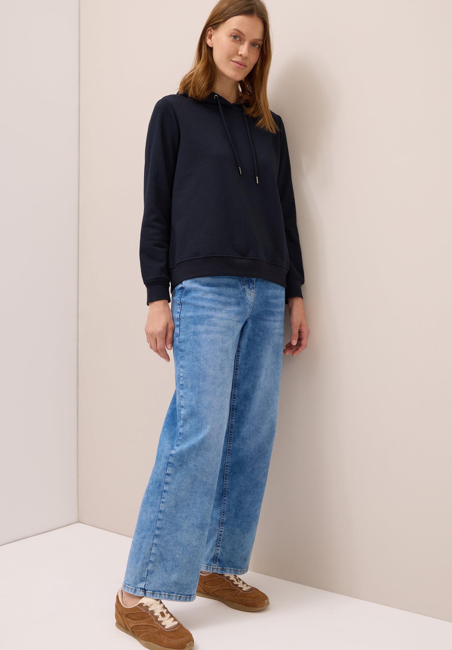 CECIL Sweatshirt mit Kapuze - Farbe: urban dark blue