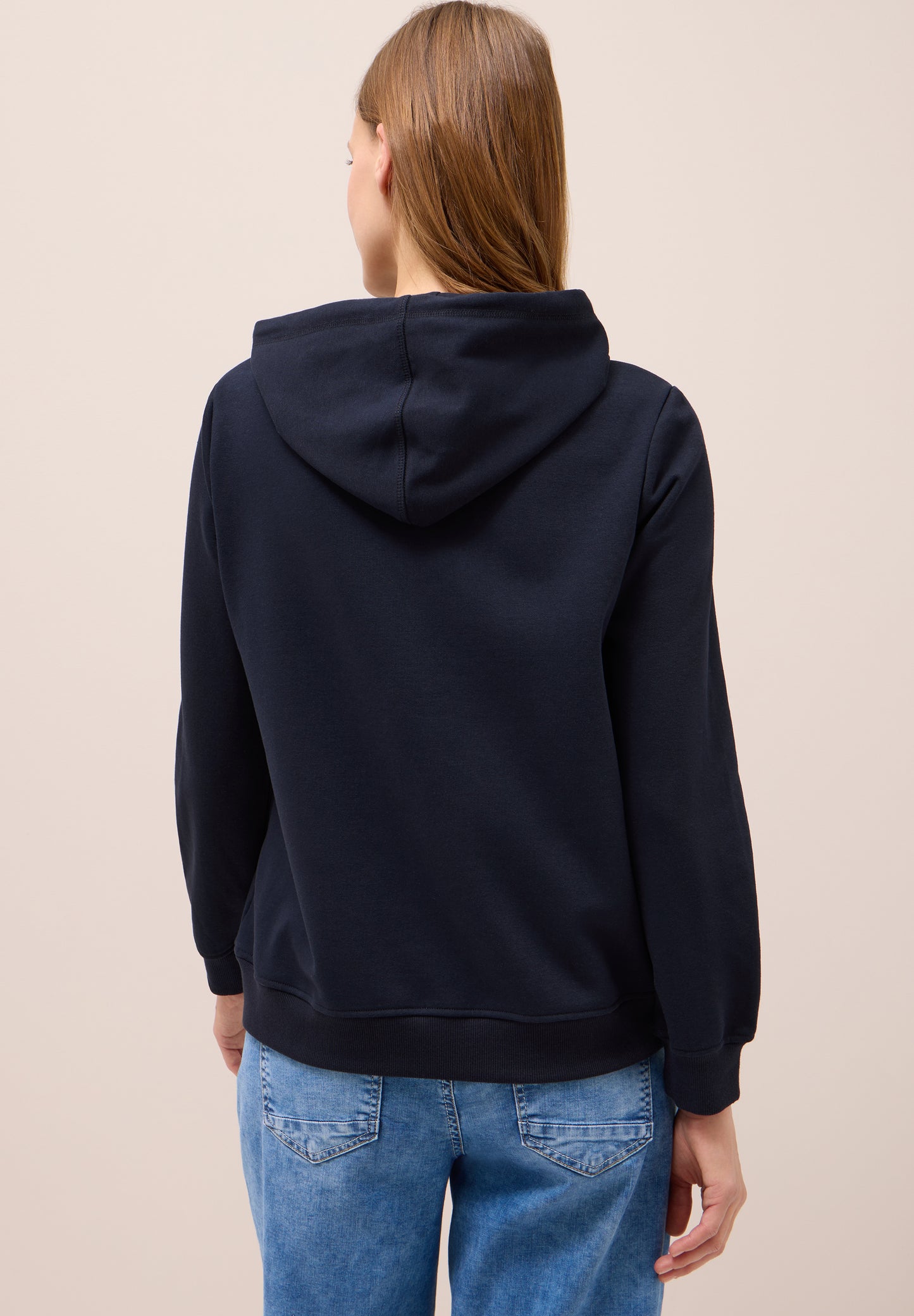 CECIL Sweatshirt mit Kapuze - Farbe: urban dark blue