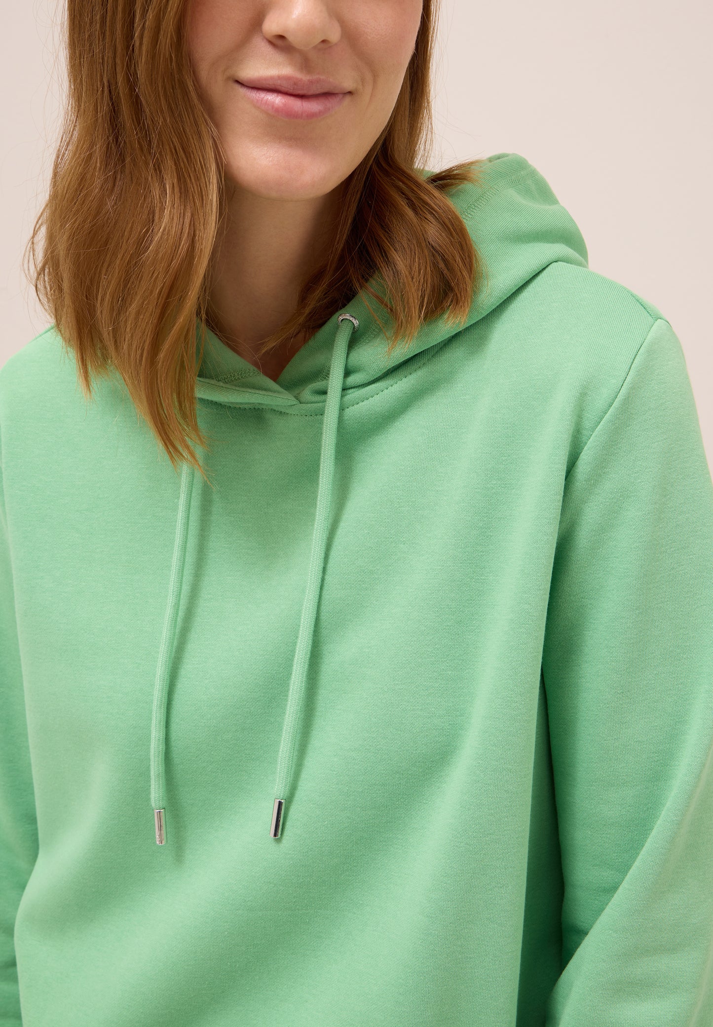CECIL Sweatshirt mit Kapuze - Farbe: fennel green