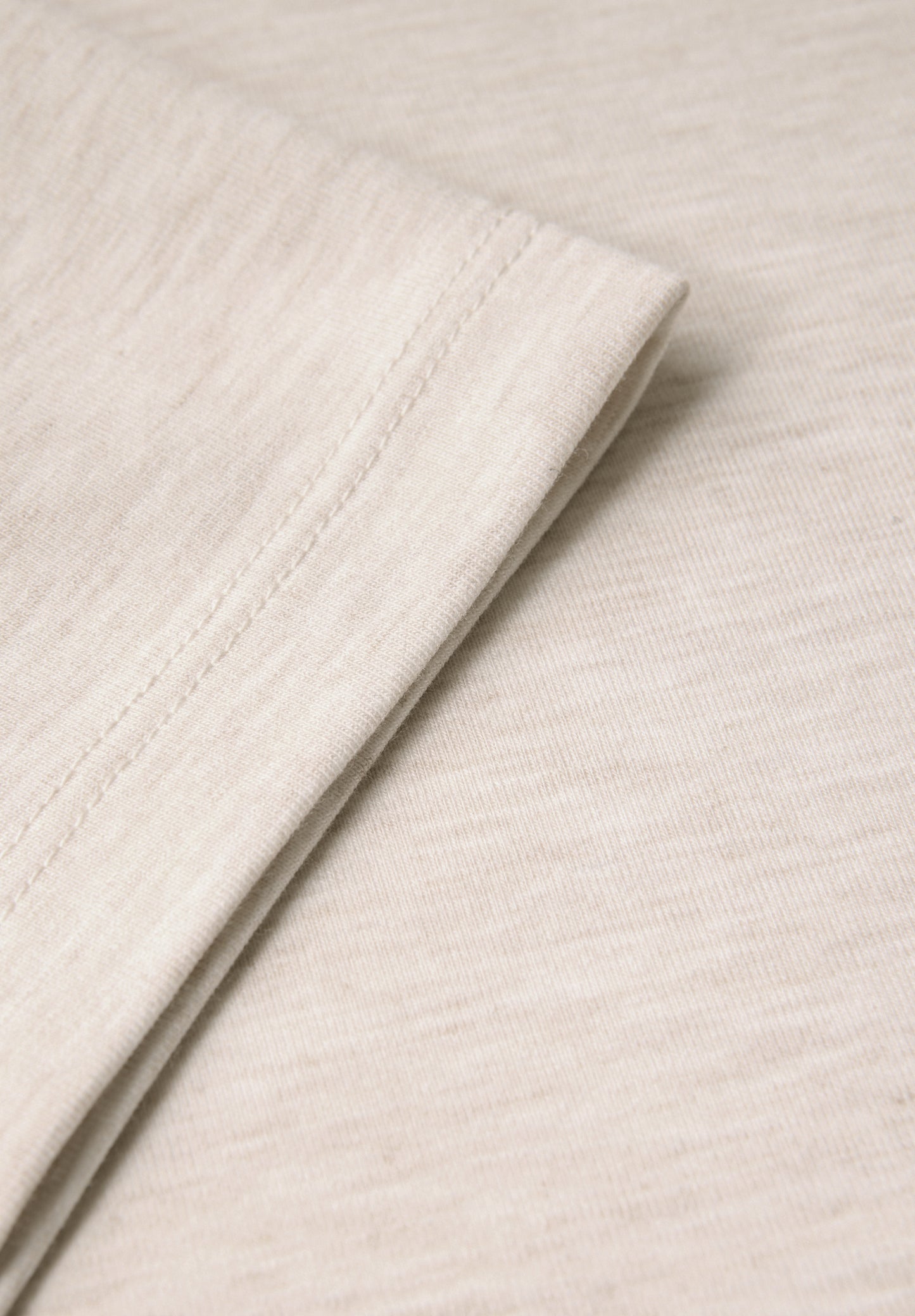 CECIL Kurzarmsweatshirt - Farbe: light beige melange
