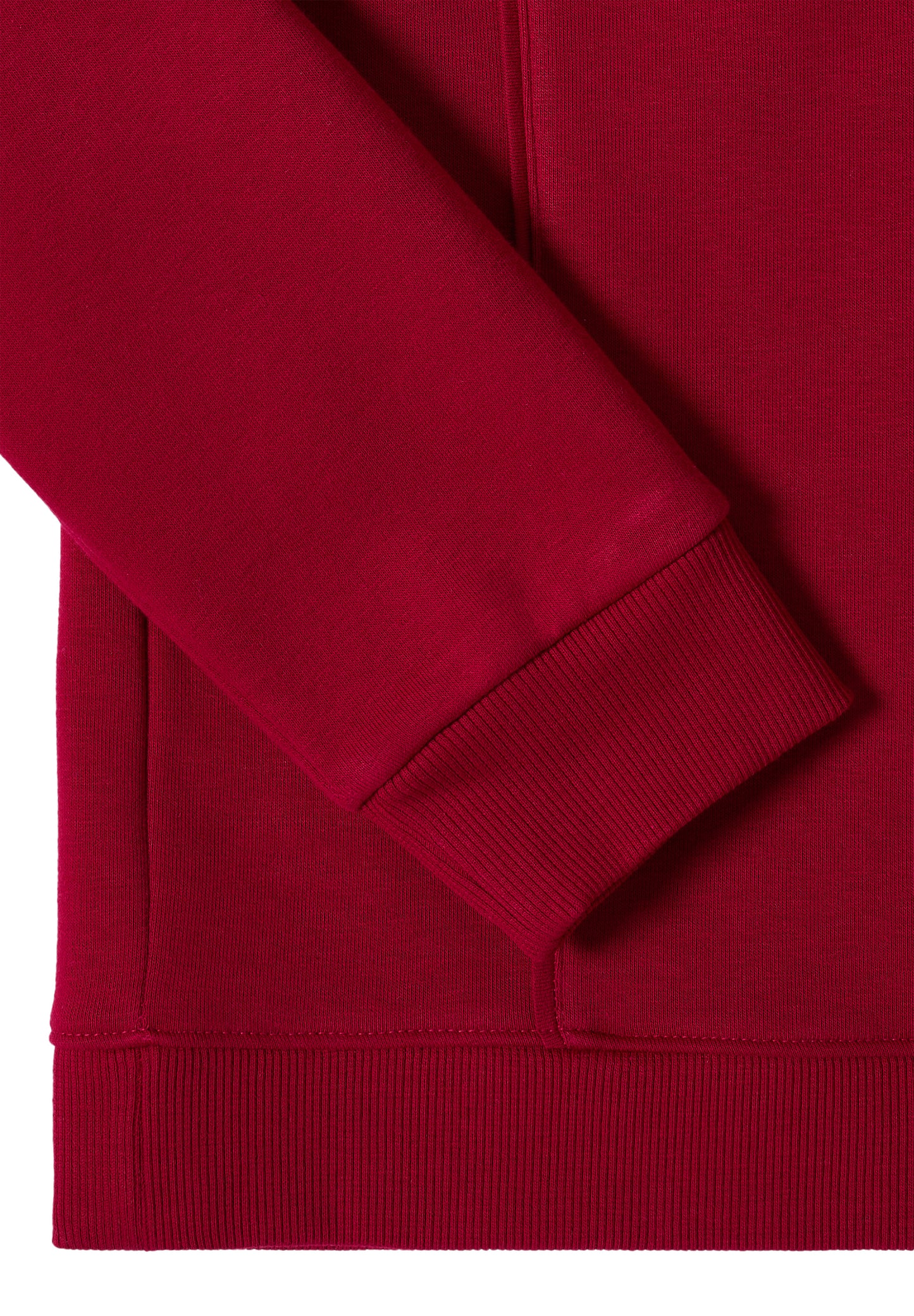 CECIL Hoodie mit Stickerei - Farbe: beaujolais red