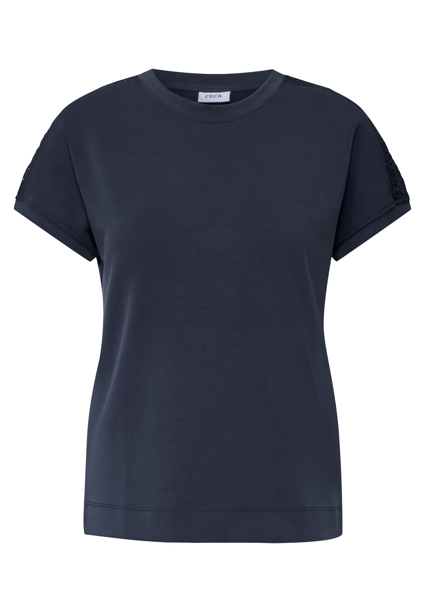 CECIL Silk Touch T-Shirt - Farbe: urban navy blue