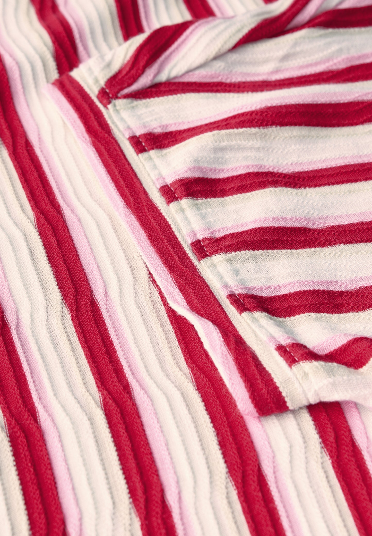 CECIL Gestreiftes Strukturshirt - Farbe: glazed apple red