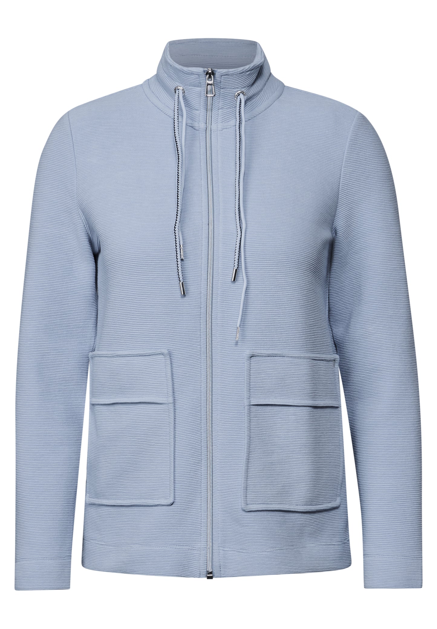 CECIL Leichte Ottoman Jacke - Farbe: mountain blue