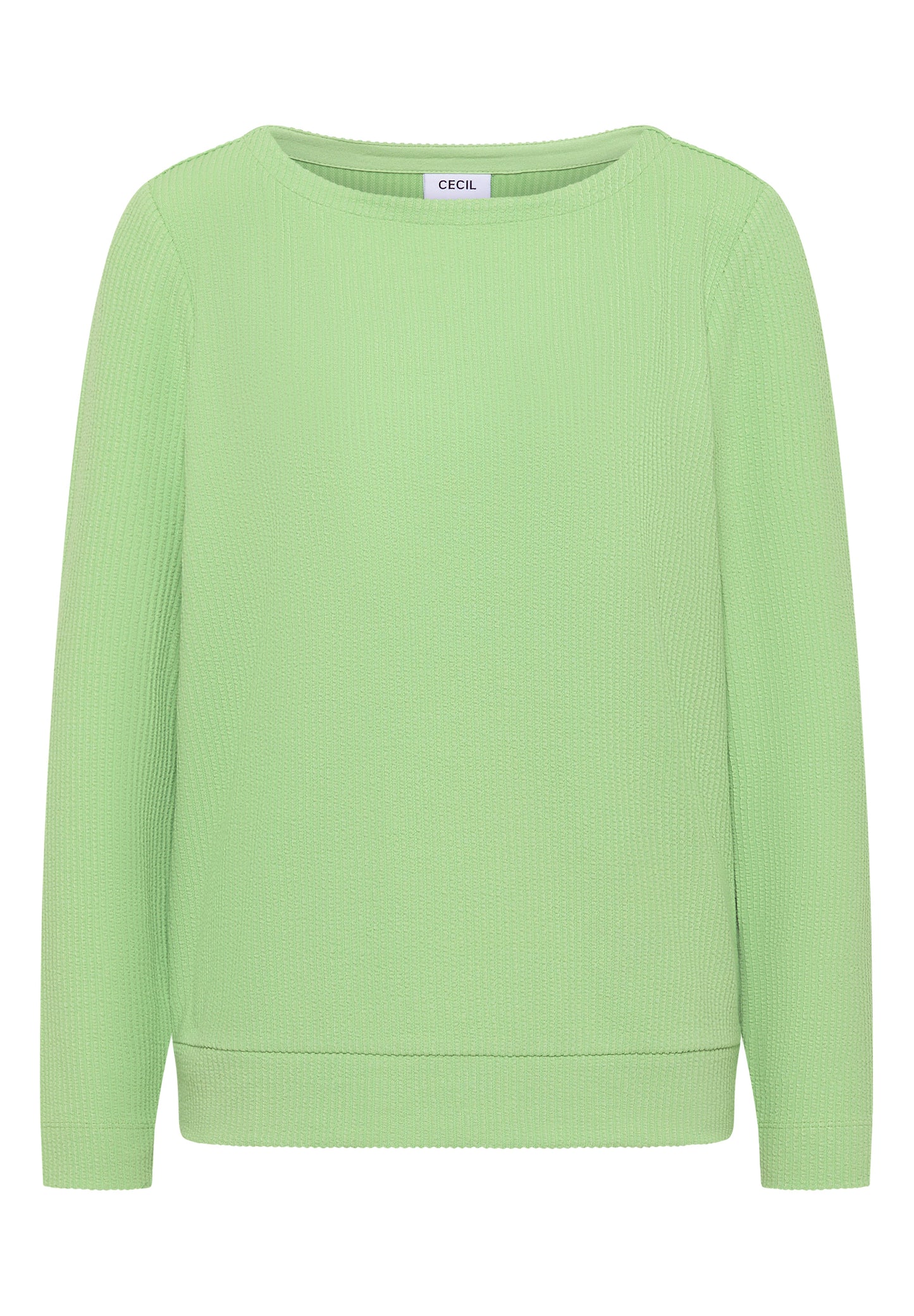 CECIL - Strukturshirt - Farbe: bamboo green