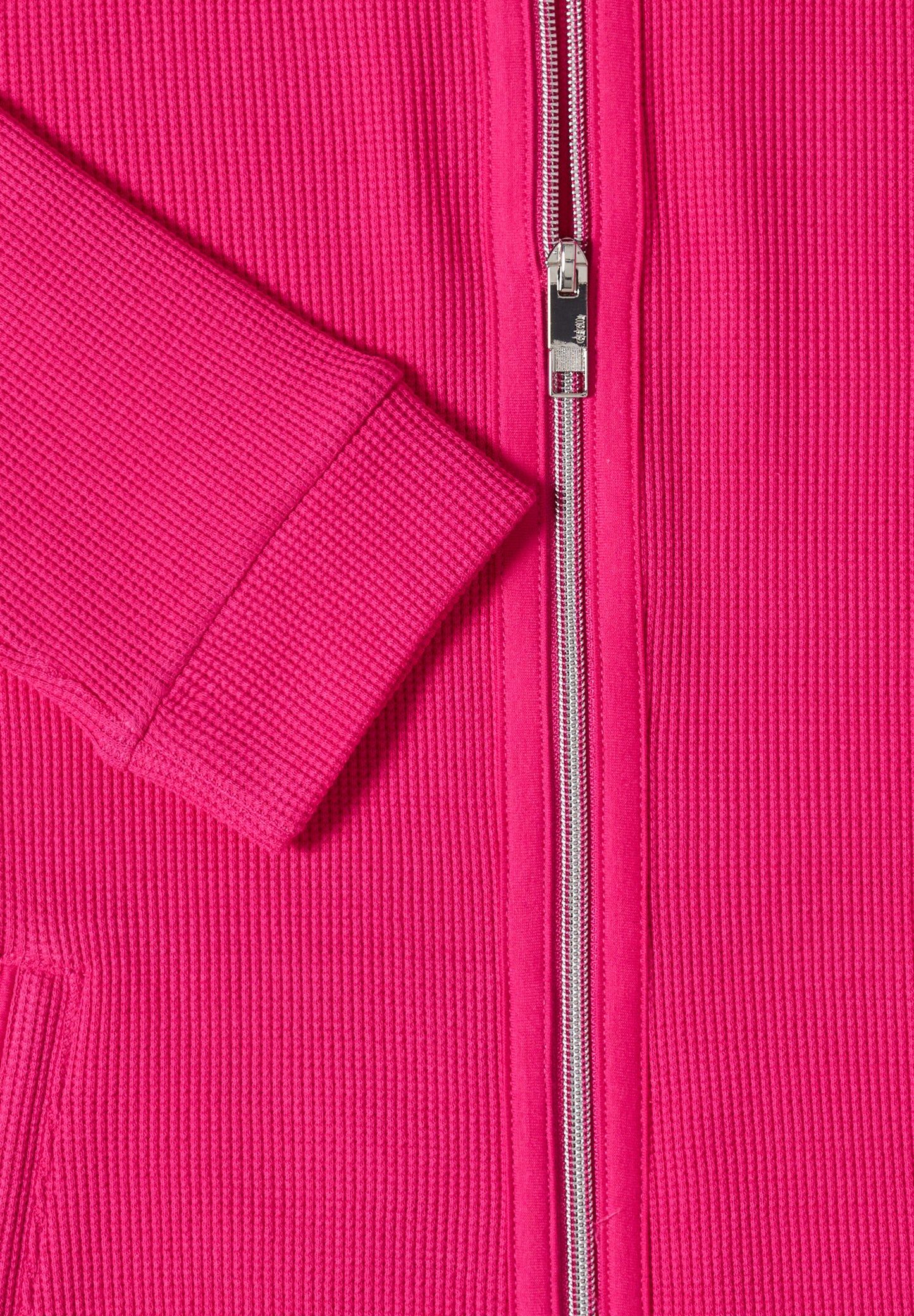 CECIL - Langarm Jacke mit Kapuze und Taschen - Farbe: beetroot pink