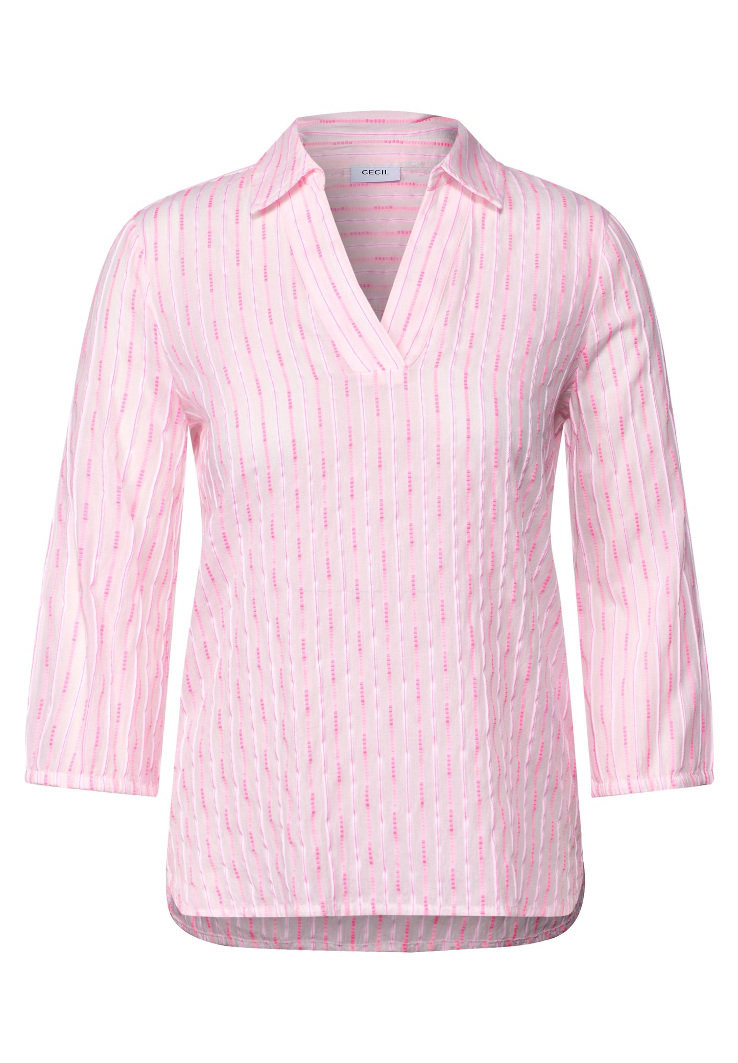 CECIL Gestreifte Bluse - Farbe: vanilla white
