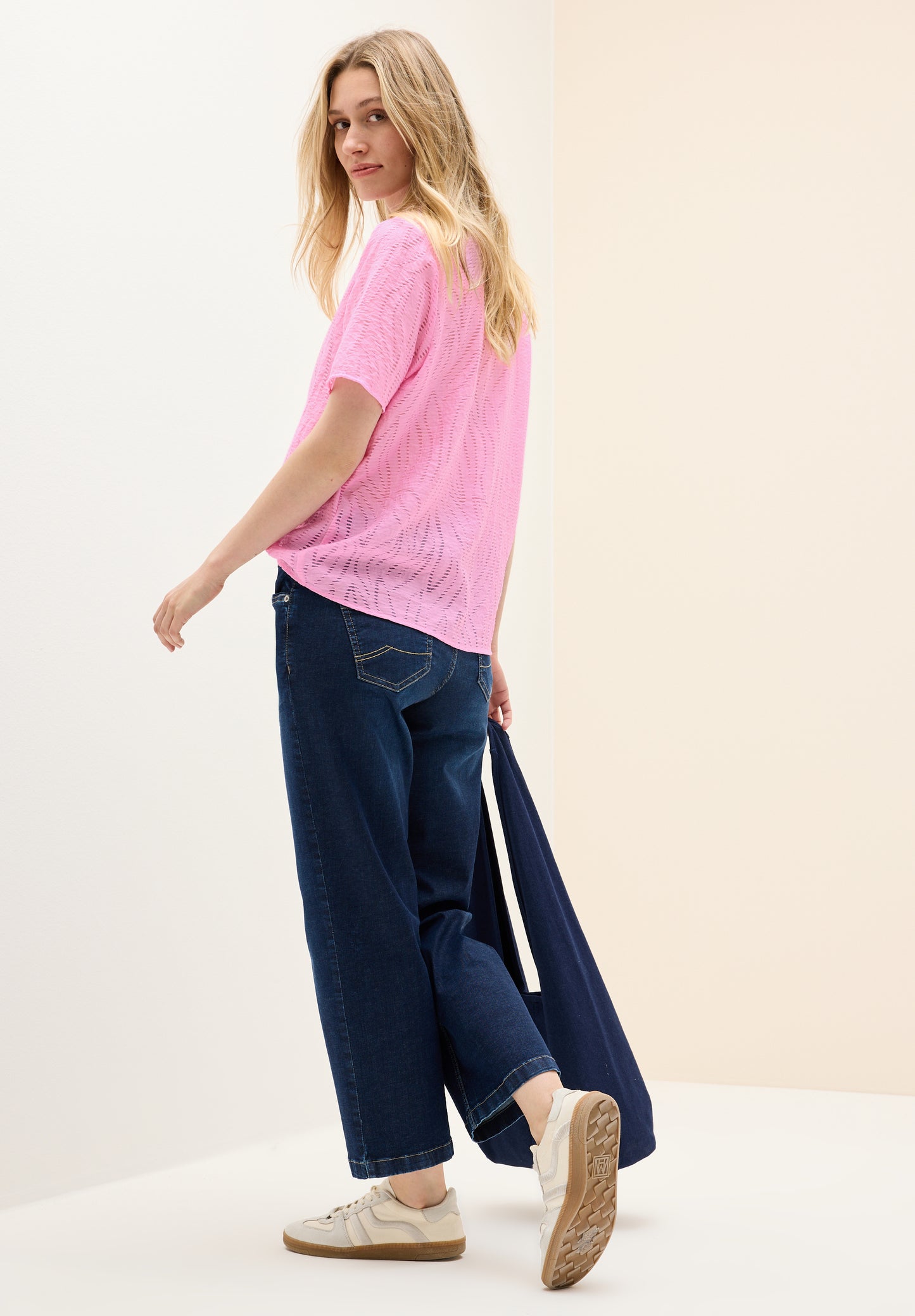 CECIL Blusenshirt mit Struktur - Farbe: cherry blossom pink