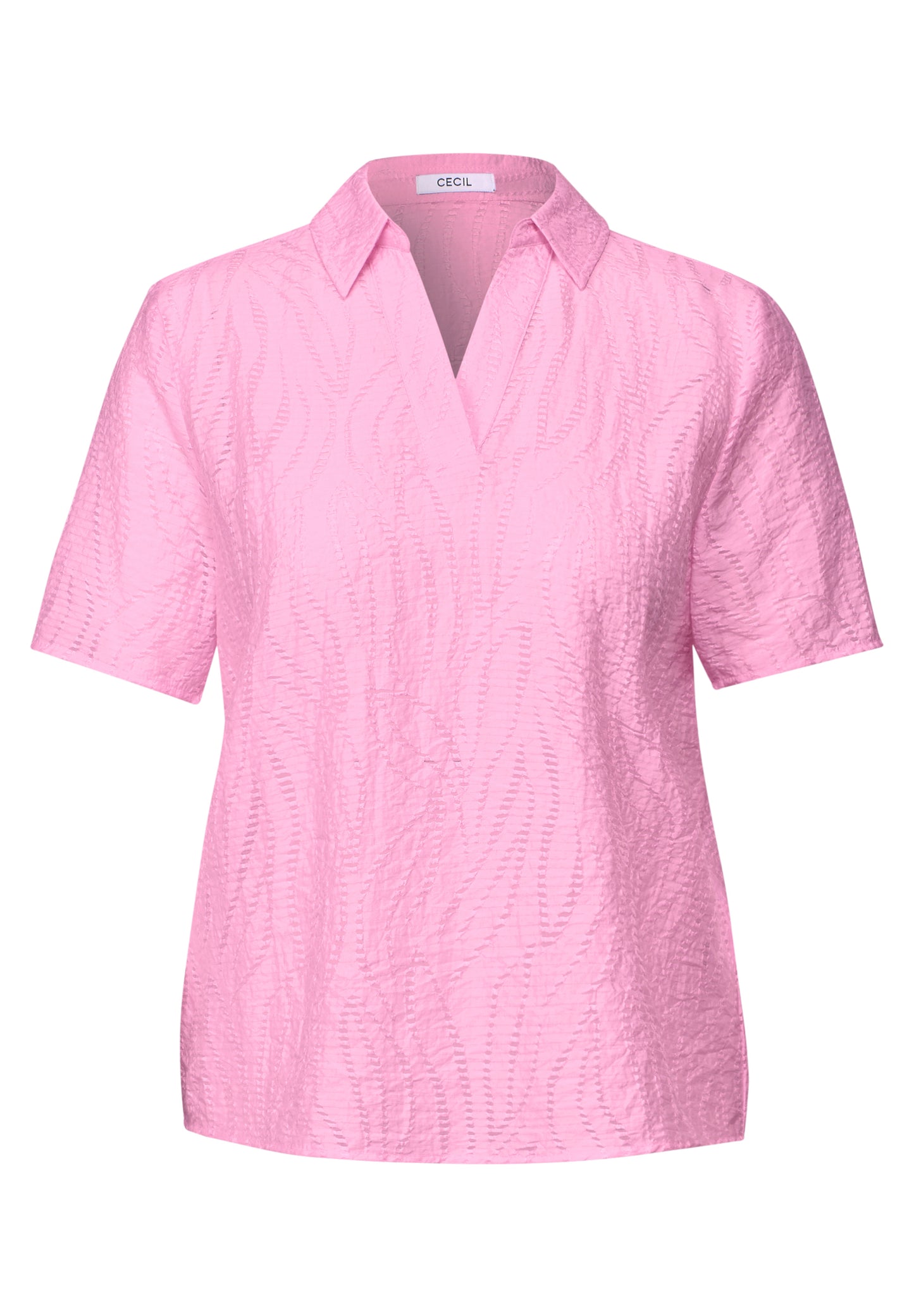 CECIL Blusenshirt mit Struktur - Farbe: cherry blossom pink