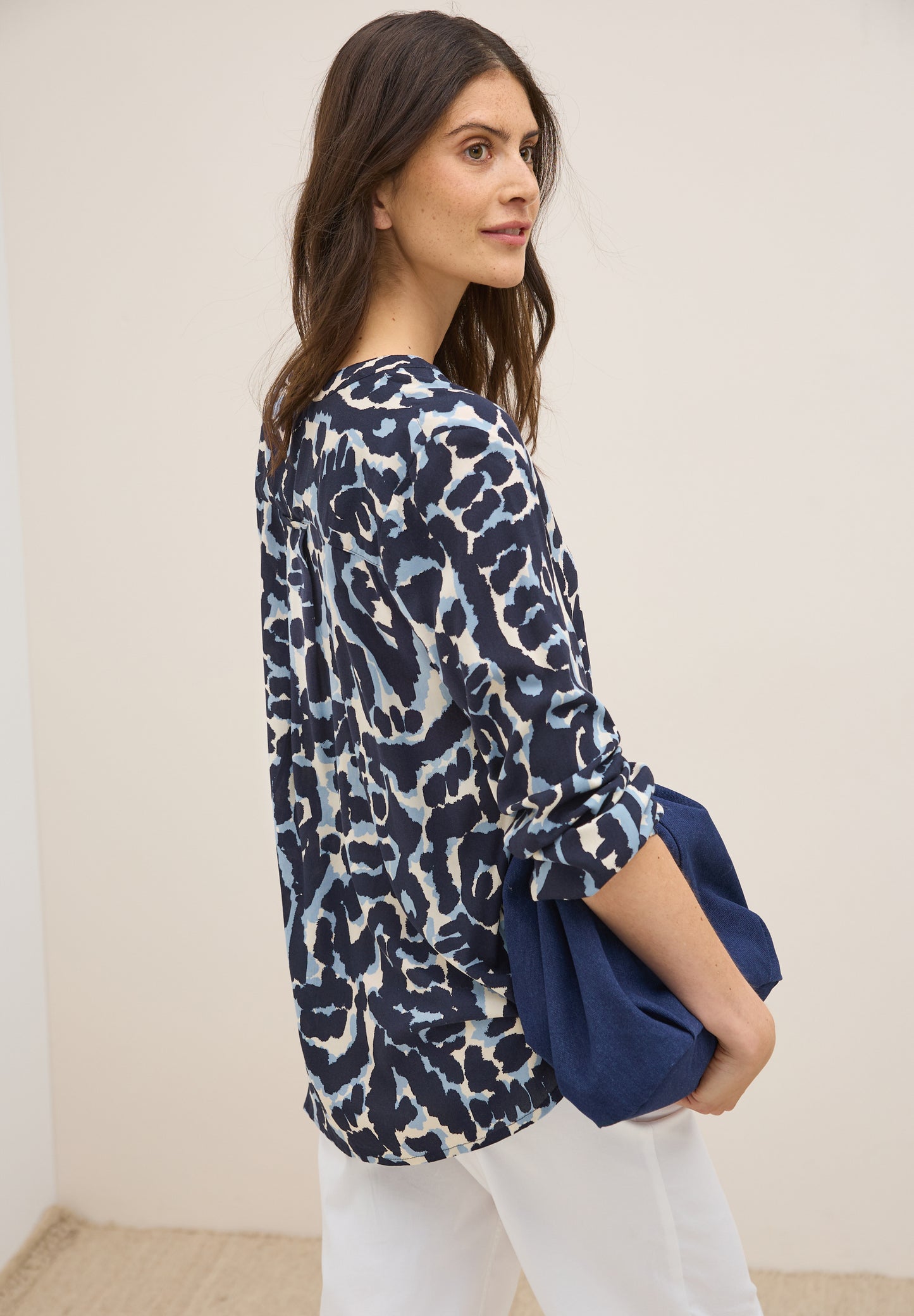 CECIL Gemusterte Tunika - Farbe: urban dark blue