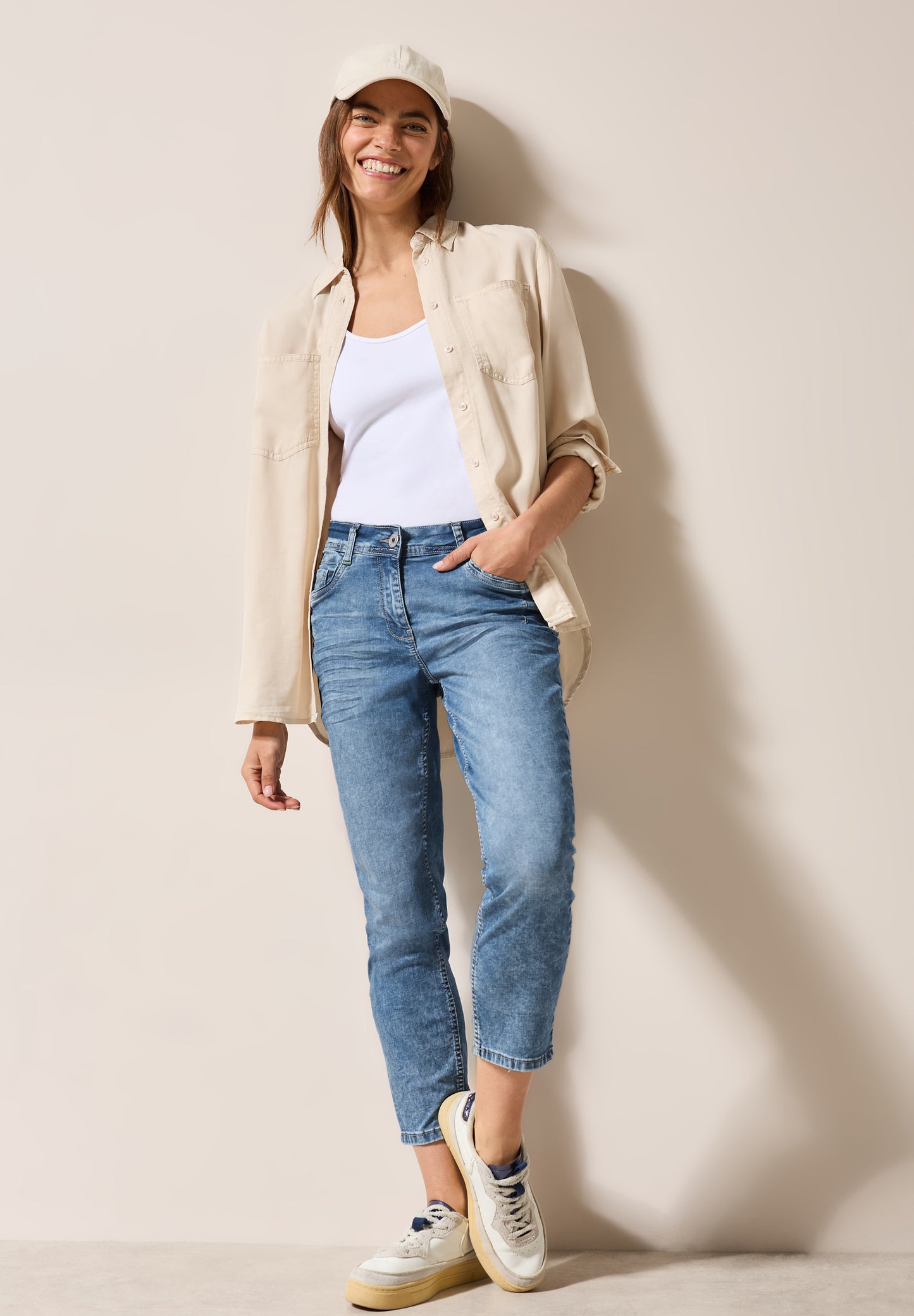 CECIL 7/8 Jeans Hose im Style Scarlett - Farbe: hellblau