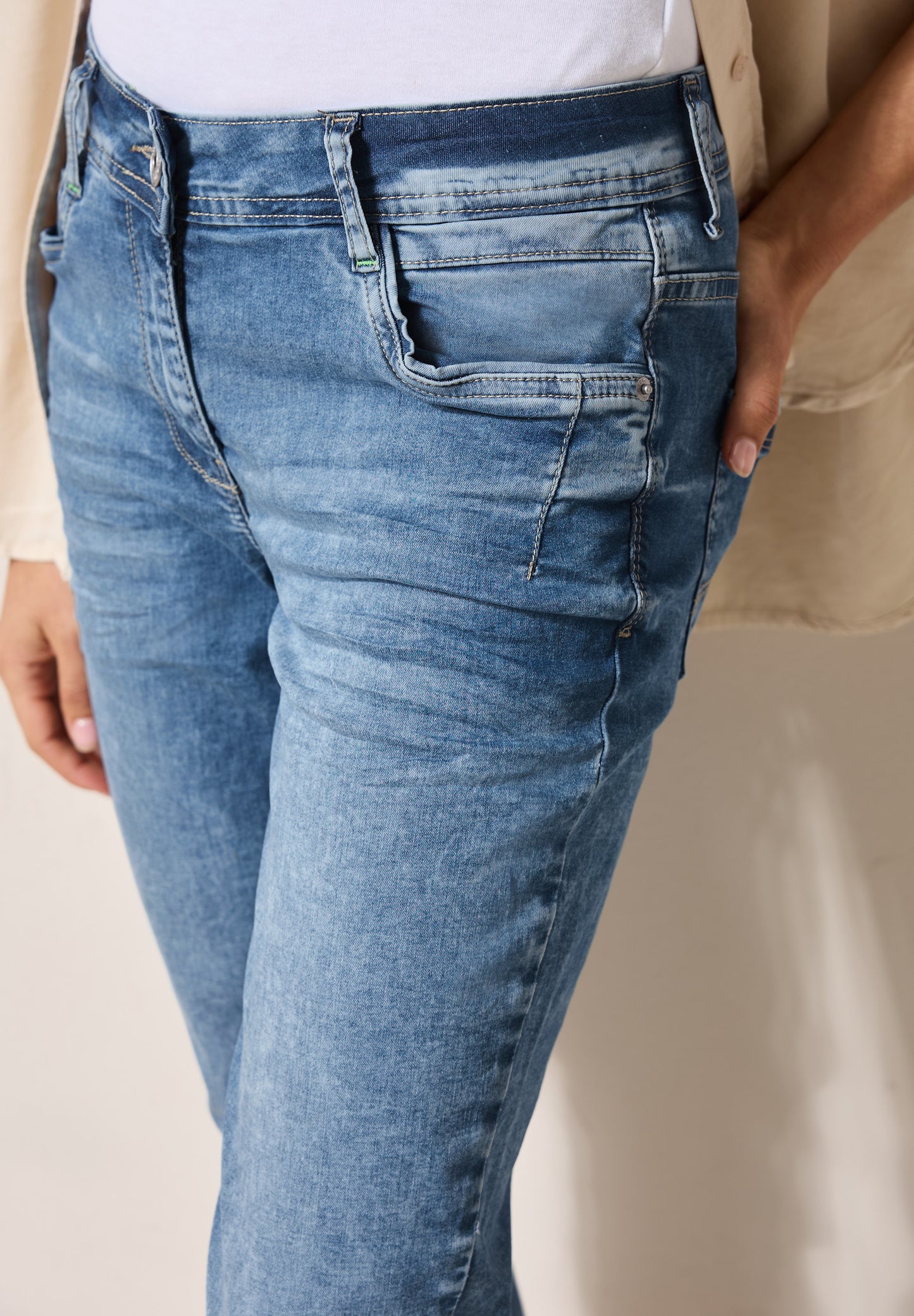 CECIL 7/8 Jeans Hose im Style Scarlett - Farbe: hellblau